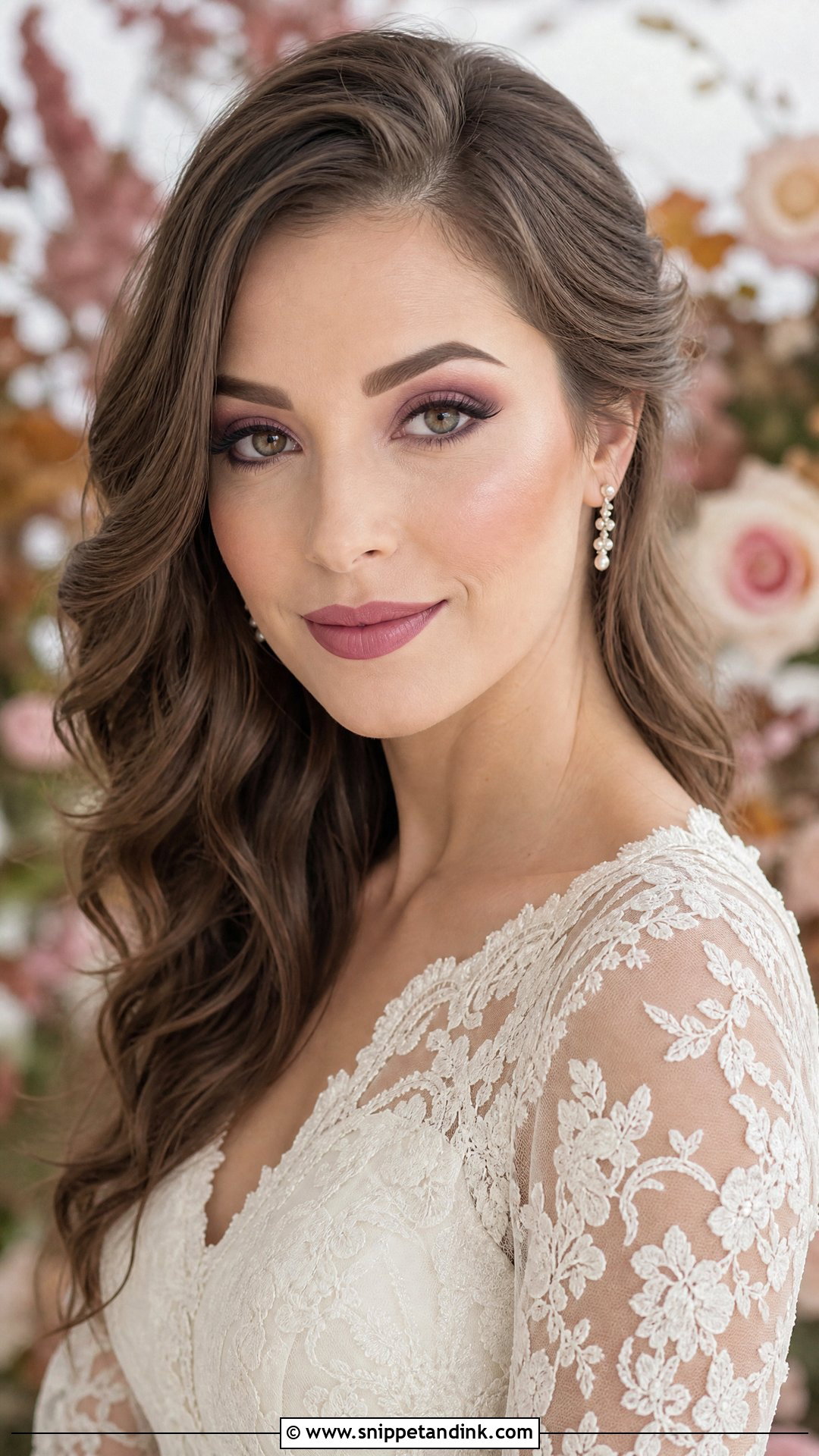 Mauve Bridal Makeup - Snippet and Ink - 25 Bridal Makeup Inspiration Ideas