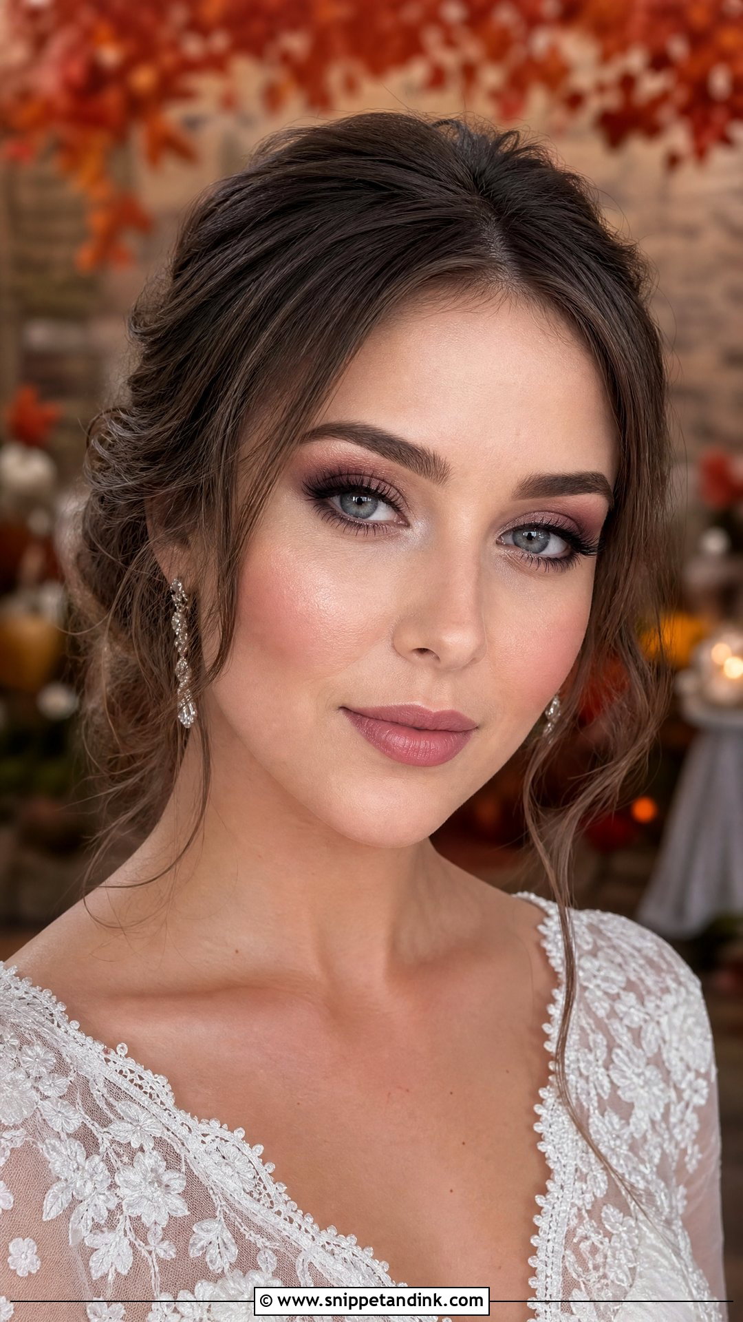Mauve Bridal Makeup - Snippet and Ink - 25 Makeup for Wedding for Bride Ideas
