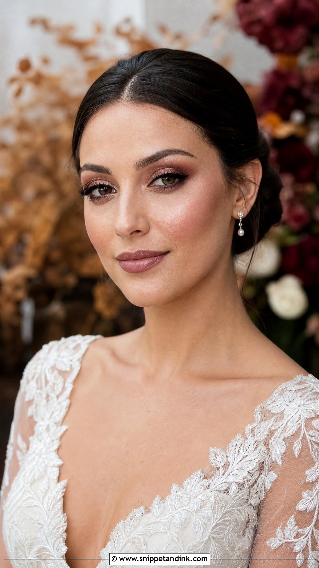 Mauve Bridal Makeup - Snippet and Ink - 25 Wedding Brides Makeup Ideas