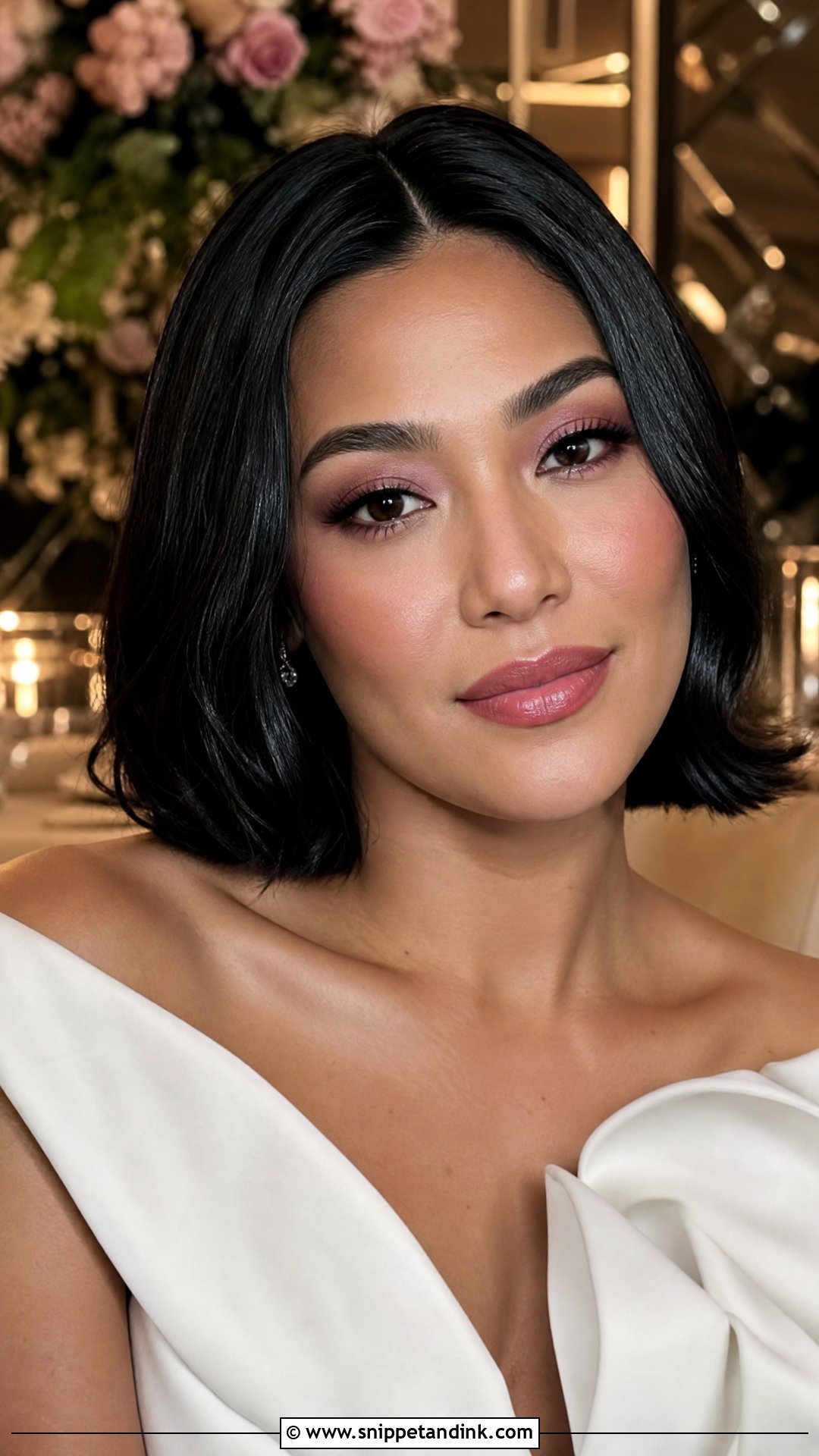 Mauve Bridal Makeup - Snippet and Ink - 25 Wedding Day Bridal Makeup Looks