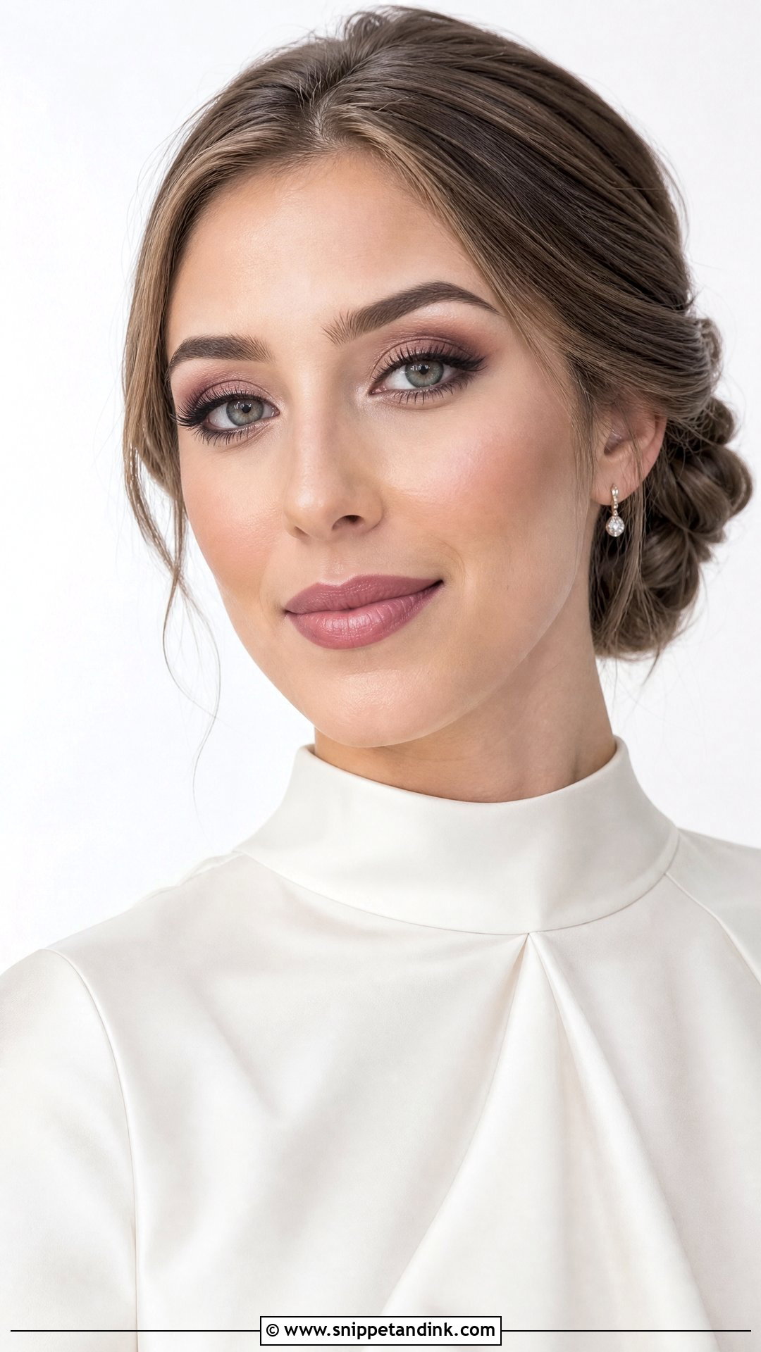Mauve Bridal Makeup - Snippet and Ink - 35 Bridal Makeup Ideas