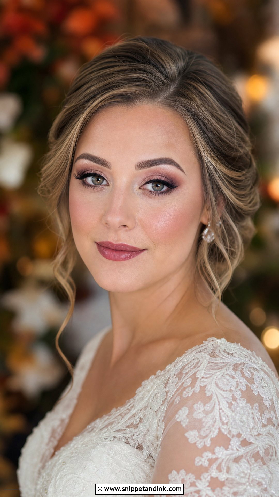 Mauve Bridal Makeup - Snippet and Ink - 20 Elegant Bridal Makeup Ideas