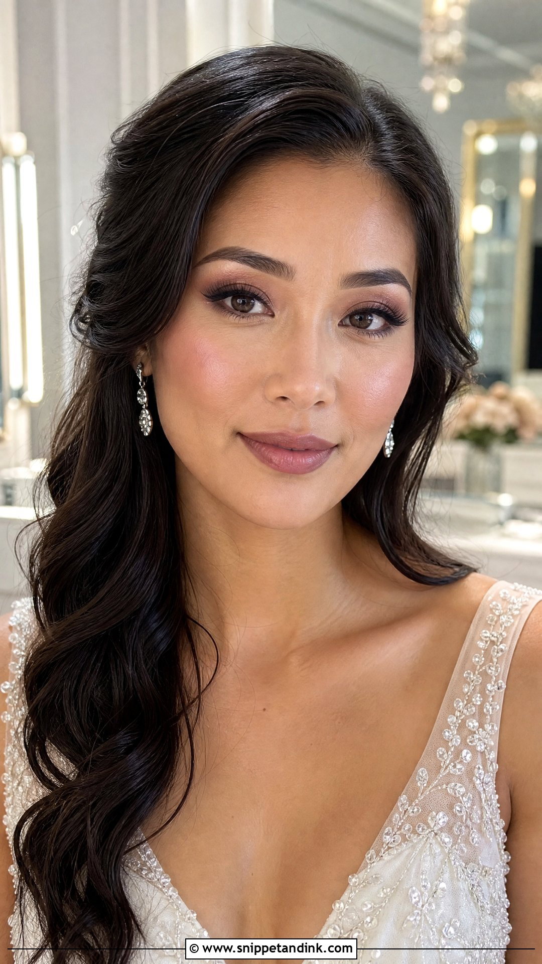 Mauve Bridal Makeup - Snippet and Ink - 20 Romantic Bridal Wedding Makeup Ideas
