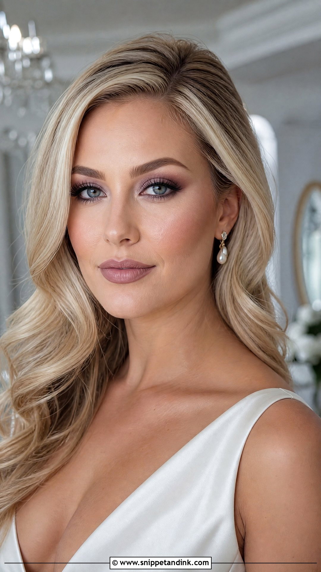 Mauve Bridal Makeup - Snippet and Ink - 20 Sultry Bridal Makeup Ideas