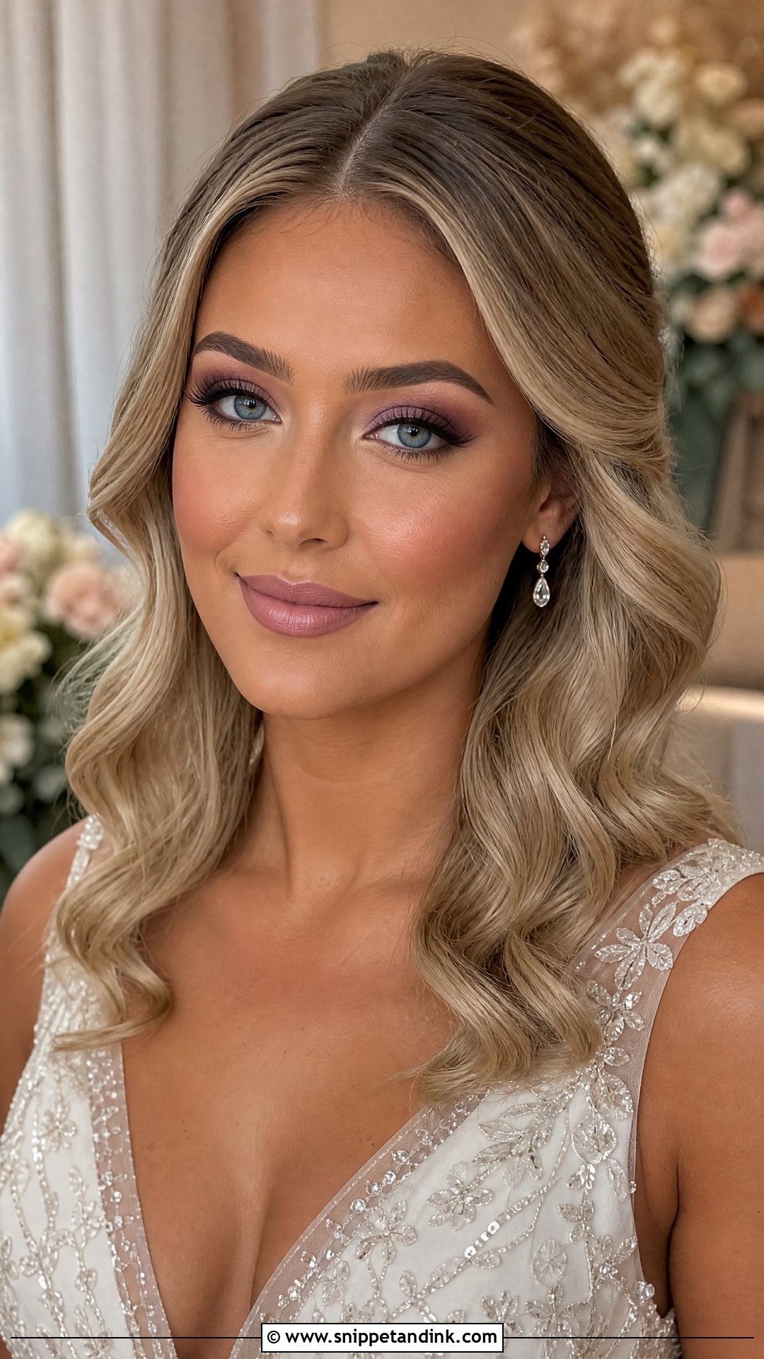 Mauve Bridal Makeup For Blondes Blue Eyes - Snippet and Ink - 20 Bridal Makeup for Blondes Blue Eyes