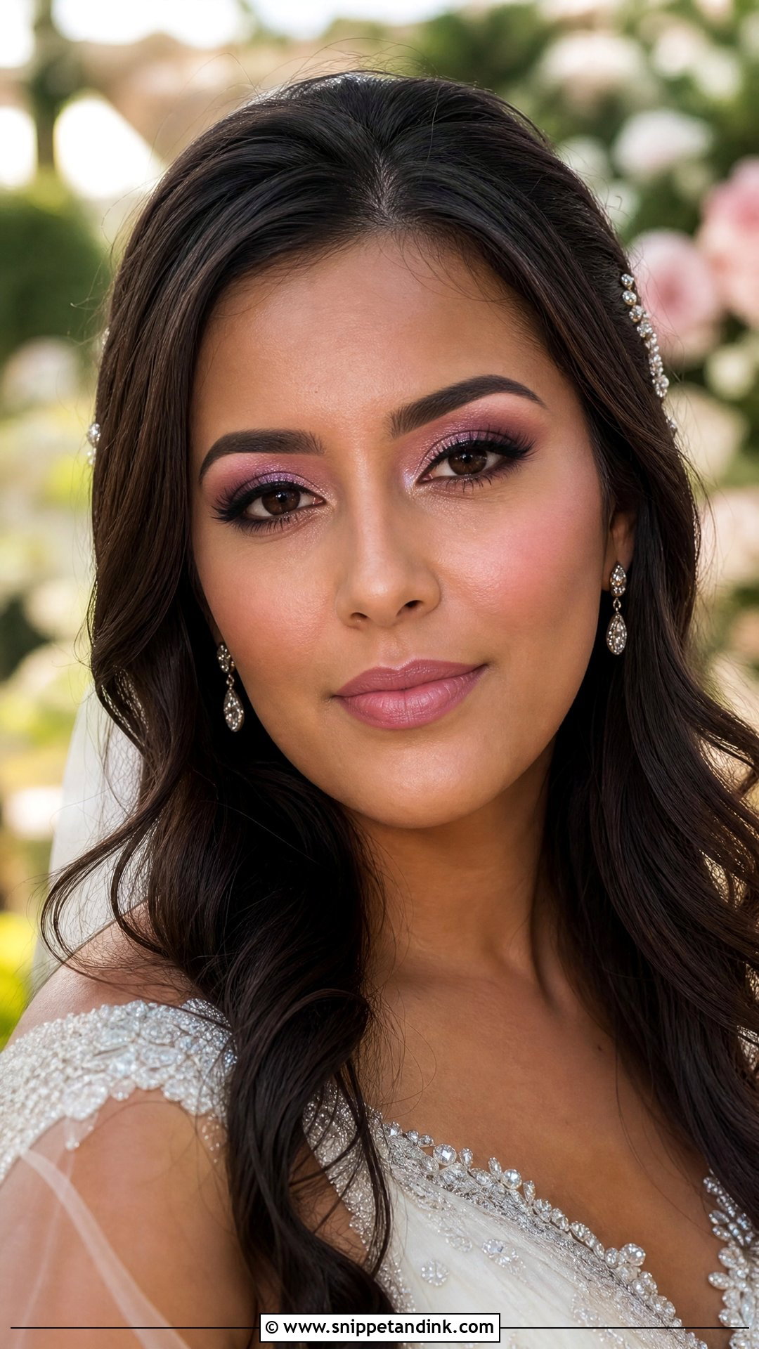 Mauve Bridal Makeup For Brown Eyes - Snippet and Ink - 20 Mauve Bridal Makeup Ideas