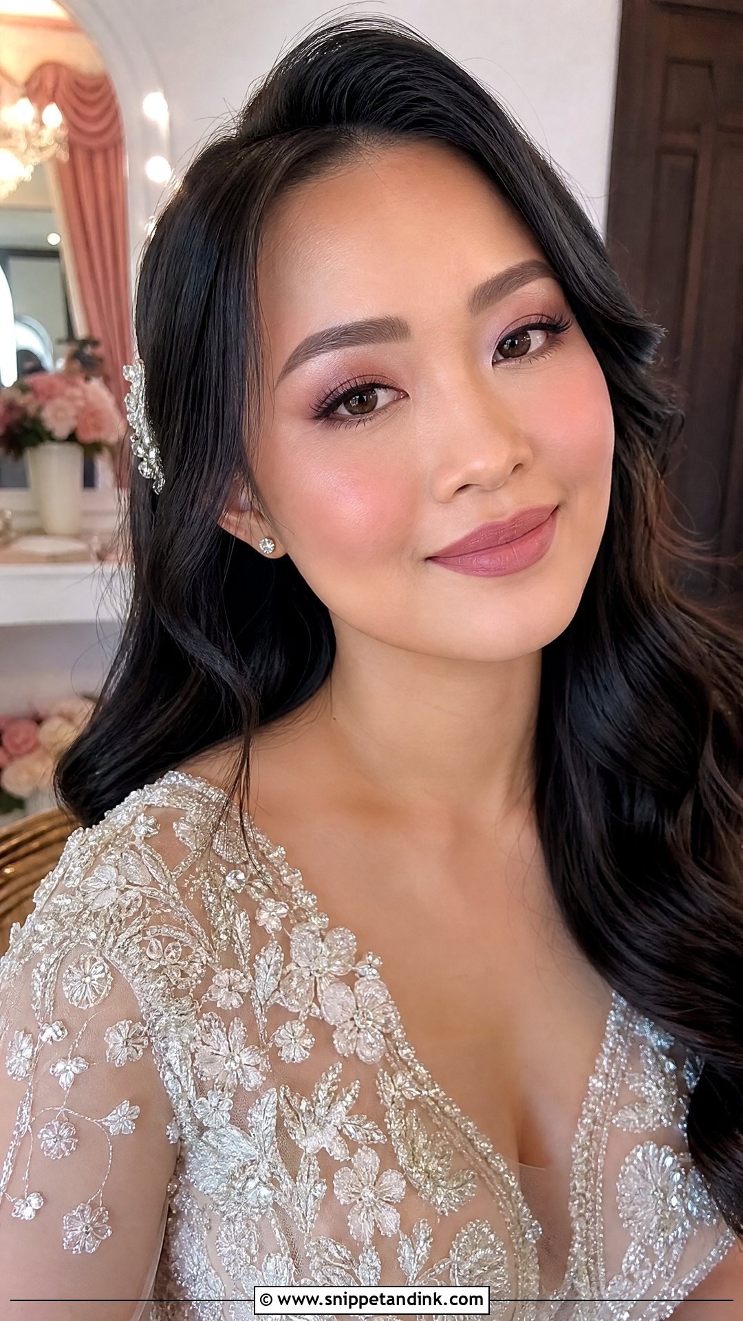 Mauve Bridal Makeup For Brown Eyes - Snippet and Ink - 20 Natural Glam Bridal Makeup for Brown Eyes