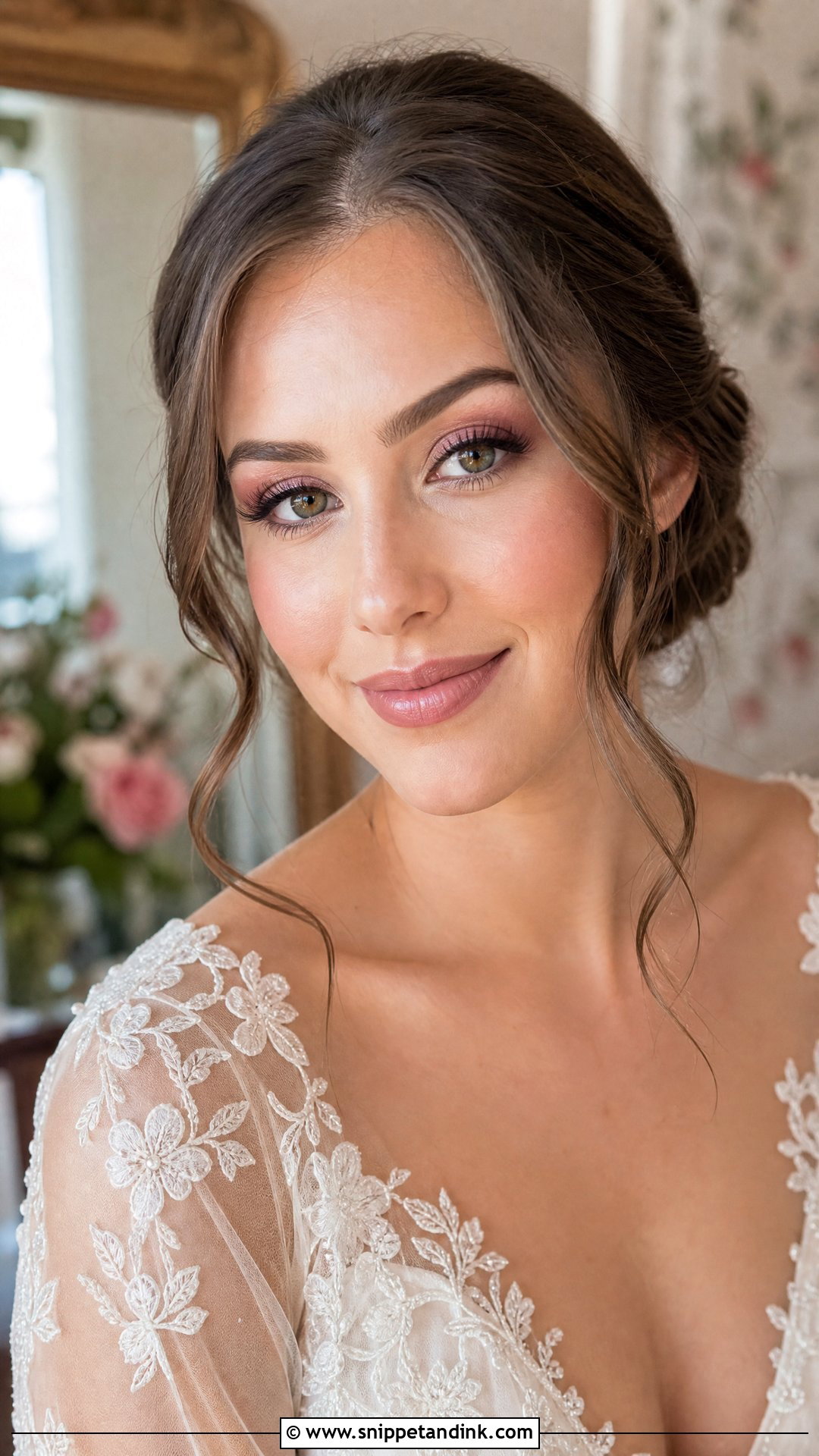 Mauve Bridal Makeup For Brown Eyes - Snippet and Ink - 25 Glowy Bridal Makeup for Brown Eyes