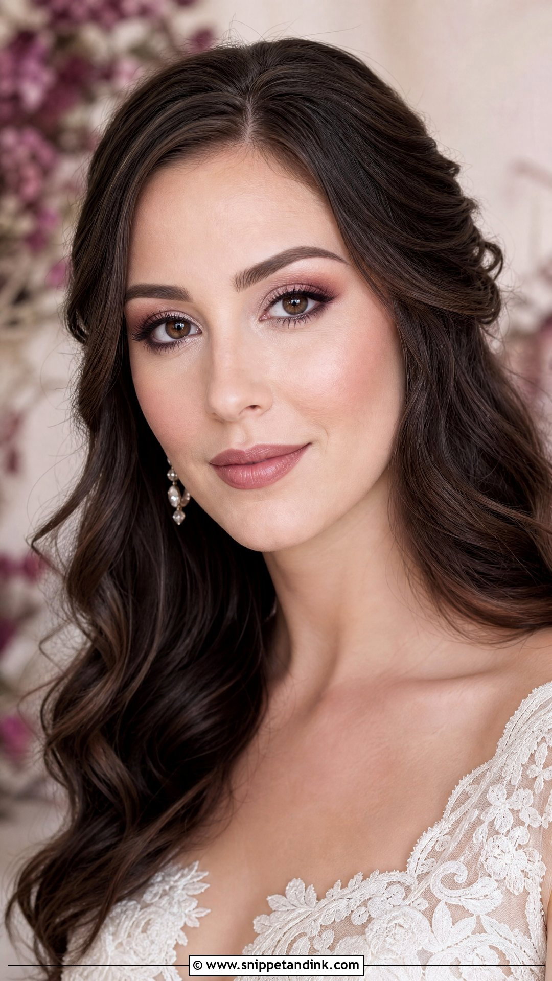 Mauve Bridal Makeup For Brown Eyes Brunettes - Snippet and Ink - 25 Bridal Makeup for Brown Eyes Brunettes