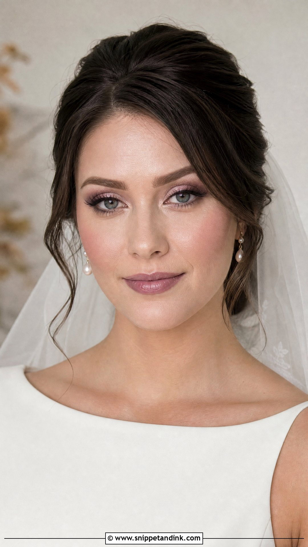 Mauve Bridal Makeup For Fair Skin - Snippet and Ink - 20 Bridal Makeup Fair Skin Ideas