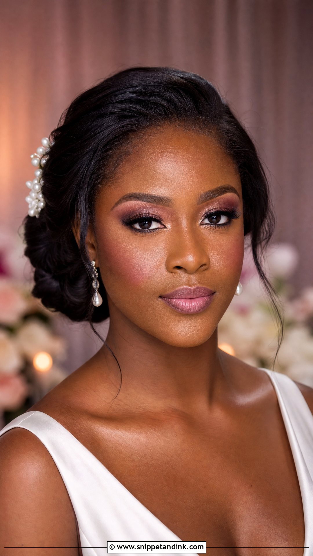 Mauve Bridal Makeup For Green Eyes - Snippet and Ink - 20 Glowy Bridal Makeup for Green Eyes