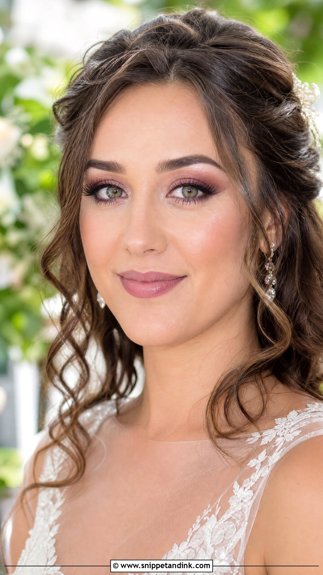 Mauve Bridal Makeup For Green Eyes - Snippet and Ink - 30 Bridal Makeup for Green Eyes