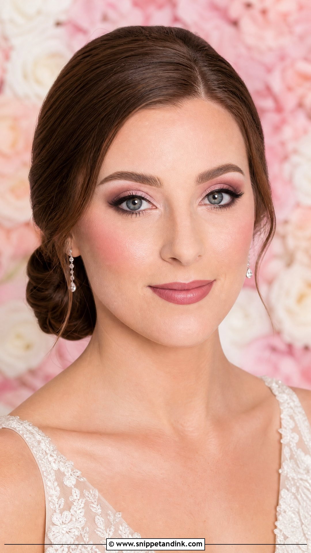 Mauve Bridal Makeup For Hazel Eyes - Snippet and Ink - 20 Soft Glam Bridal Makeup for Hazel Eyes