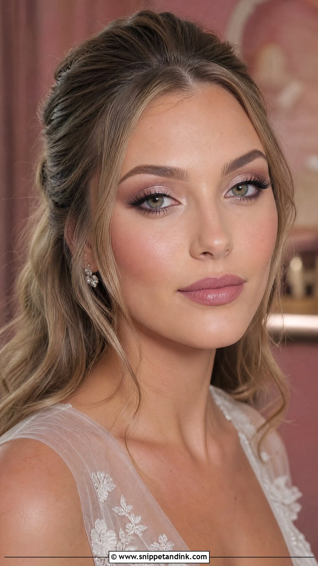 Mauve Bridal Makeup For Hazel Eyes - Snippet and Ink - 25 Bridal Makeup for Hazel Eyes