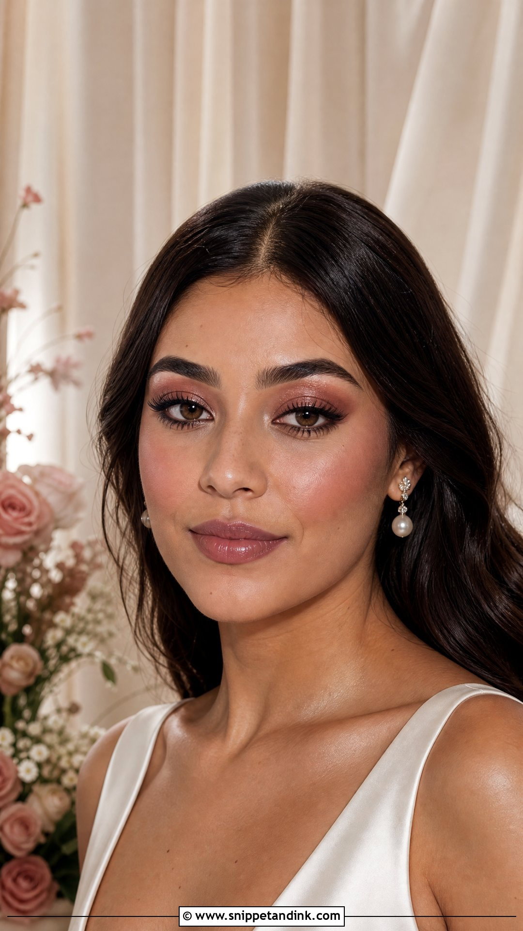 Mauve Bridal Makeup For Olive Skin - Snippet and Ink - 20 Mauve Bridal Makeup Ideas