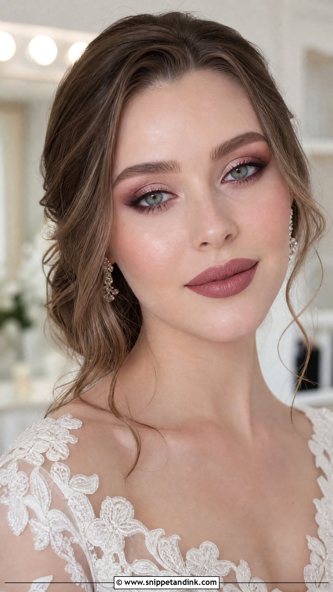 Mauve Bridal Makeup For Pale Skin - Snippet and Ink - 25 Bridal Makeup Pale Skin Ideas