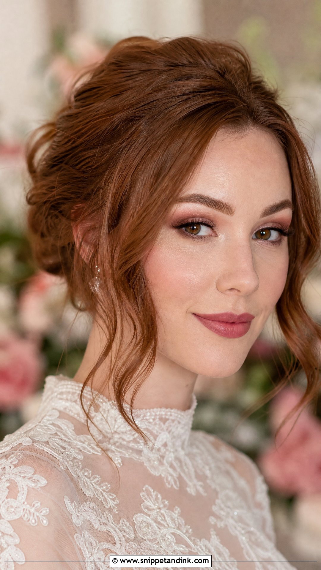 Mauve Bridal Makeup For Redheads - Snippet and Ink - 25 Bridal Makeup for Redheads