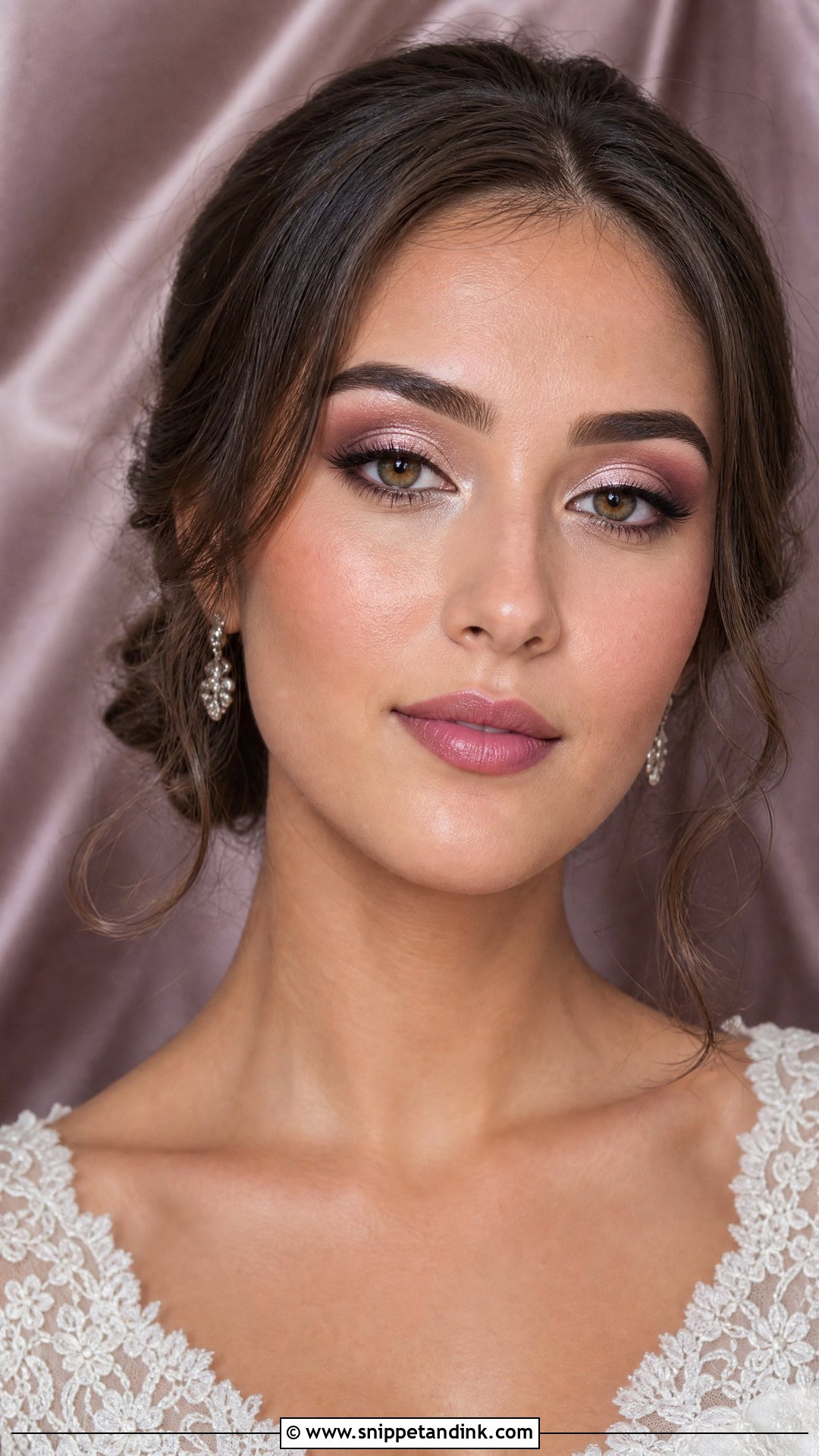 Mauve Bridal Makeup For Small Eyes - Snippet and Ink - 20 Bridal Makeup for Small Eyes