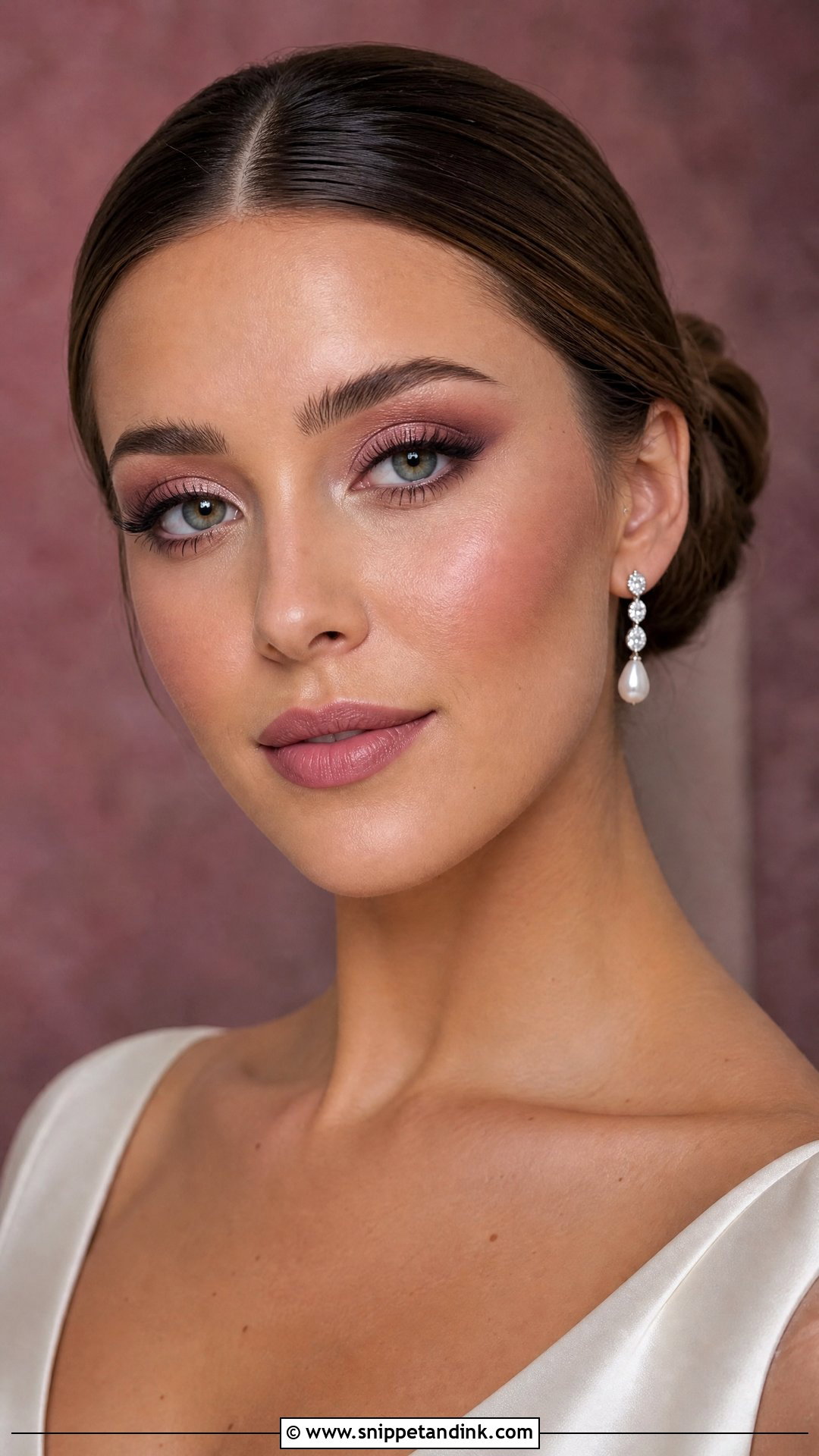Mauve Bridal Soft Glam - Snippet and Ink - 20 Bridal Soft Glam Ideas