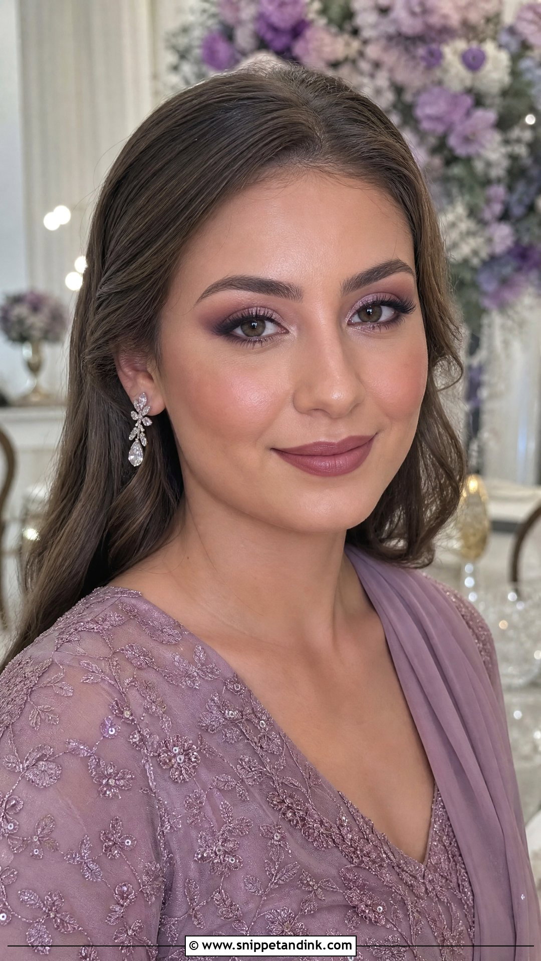 Mauve Bride Sister Makeup - Snippet and Ink - 20 Bride Sister Makeup Look Ideas