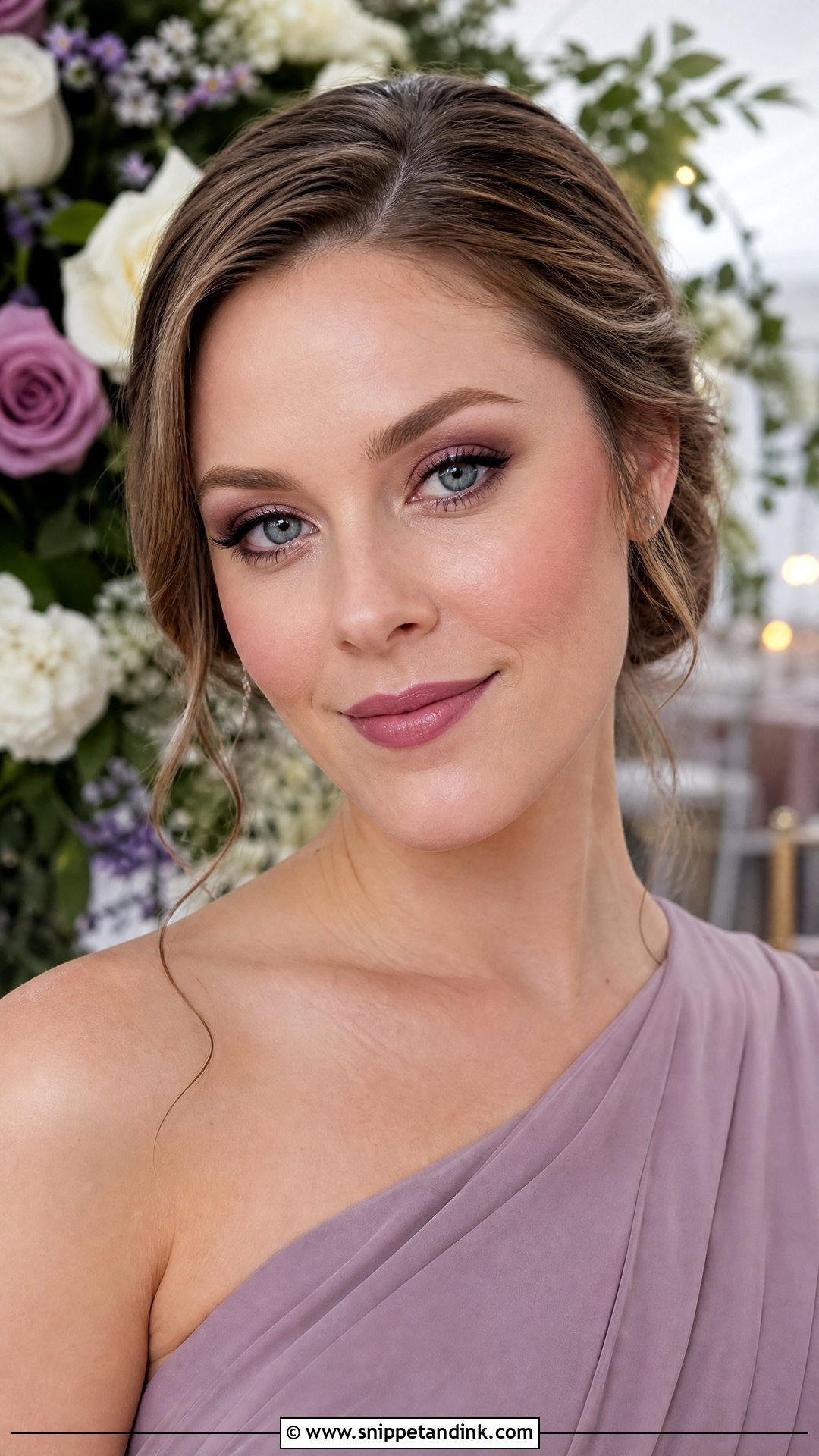 Mauve Bridesmaid Makeup - Snippet and Ink - 20 Makeup Ideas for Wedding Bridesmaid