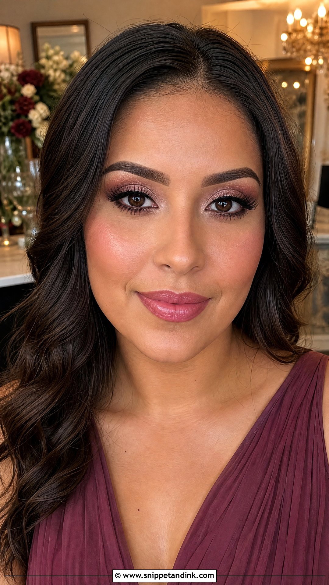 Mauve Bridesmaid Makeup - Snippet and Ink - 20 Makeup Looks for Wedding Bridesmaid