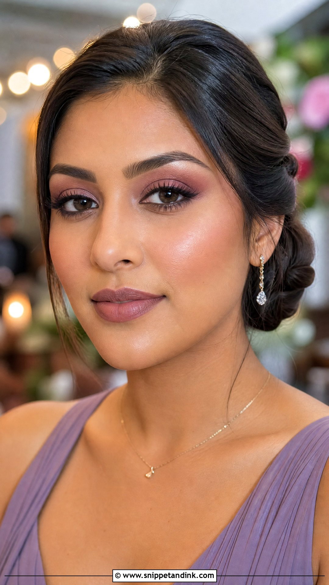 Mauve Bridesmaid Makeup - Snippet and Ink - 35 Bridesmaid Makeup Ideas