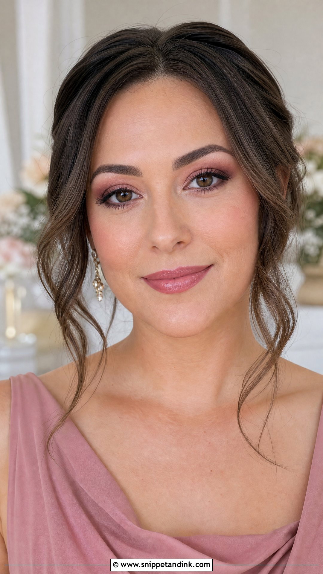 Mauve Bridesmaid Makeup for Brown Eyes - Snippet and Ink - 20 Bridesmaid Makeup for Brown Eyes Wedding