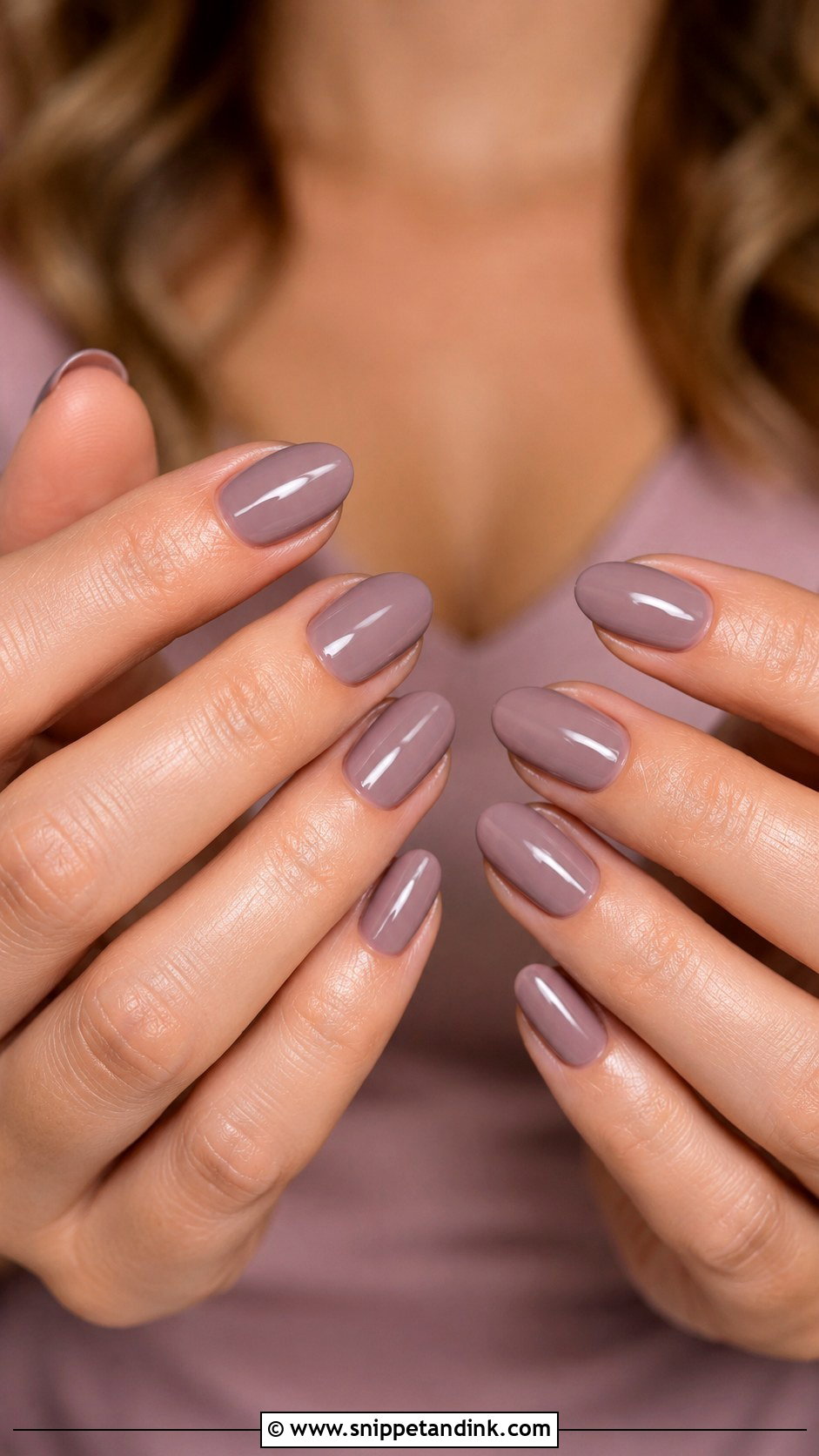 Mauve Bridesmaid Nails - Snippet and Ink - 30 Bridesmaid Nail Ideas