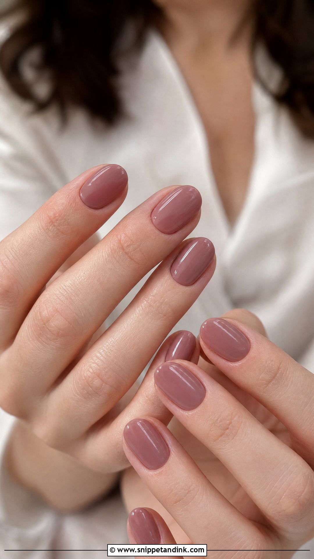 Mauve Bridesmaid Nails - Snippet and Ink - 25 Bridesmaids Nail Ideas