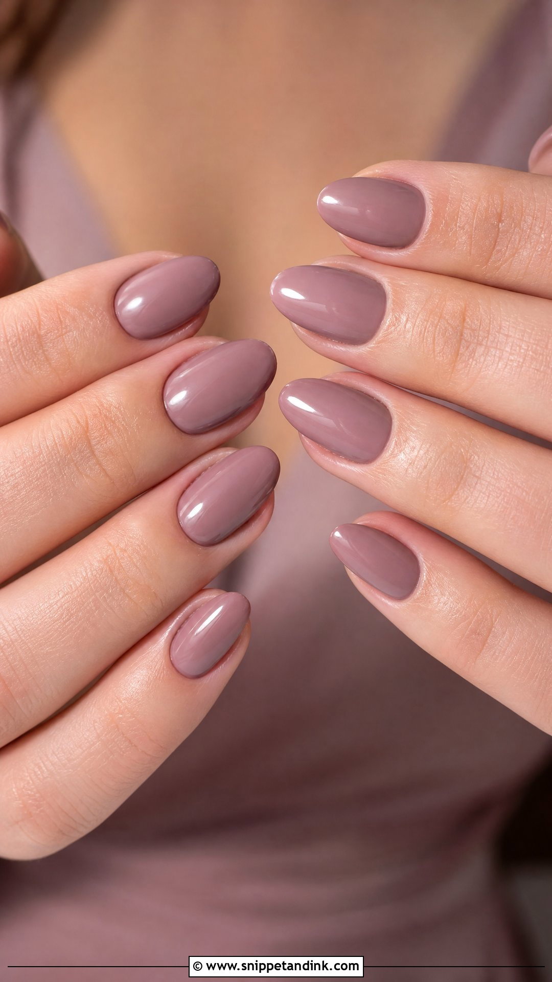 Mauve Bridesmaid Wedding Nails - Snippet and Ink - 20 Bridesmaid Wedding Nails Ideas