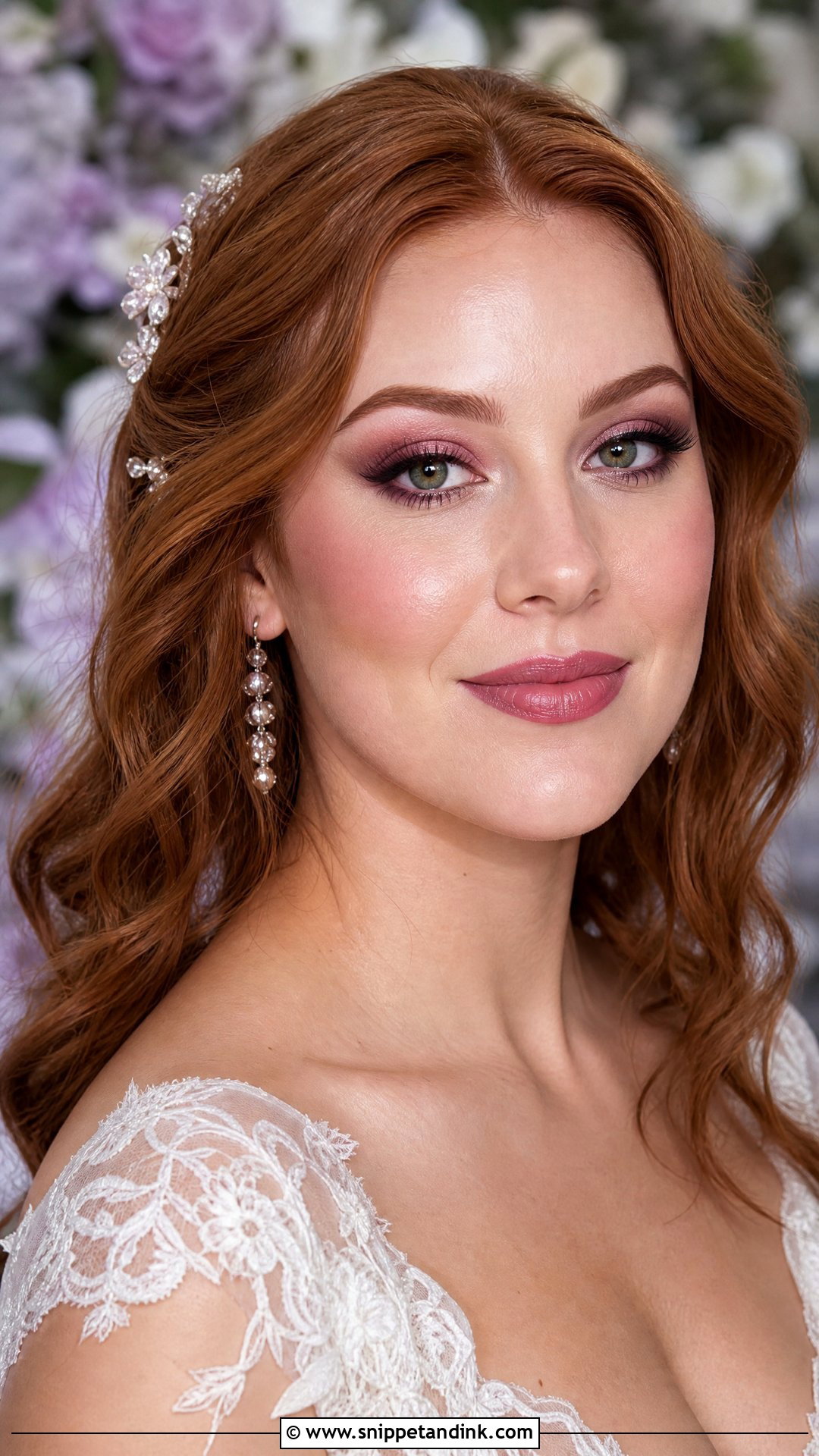 Mauve Christian Bridal Makeup - Snippet and Ink - 20 Christian Bridal Makeup Ideas