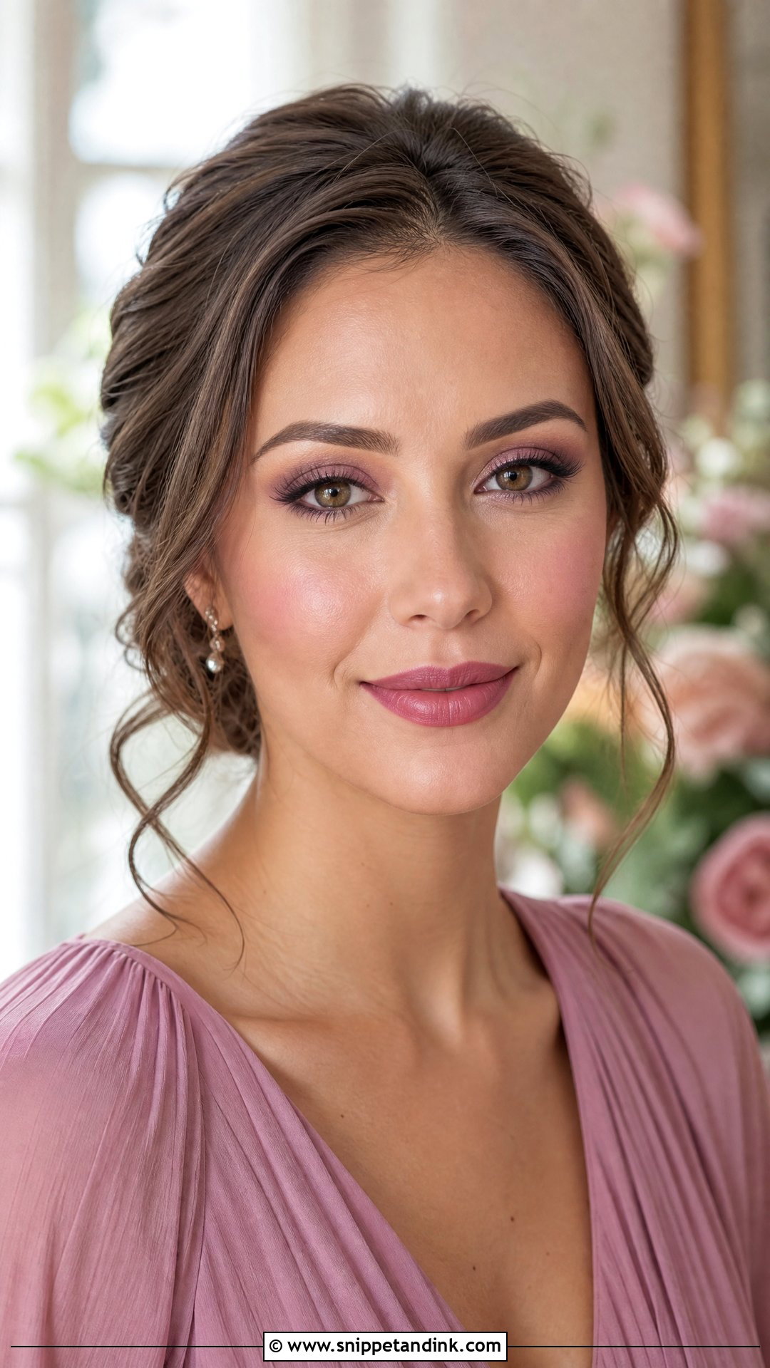 Mauve Daytime Wedding Makeup - Snippet and Ink - 20 Daytime Wedding Makeup Ideas