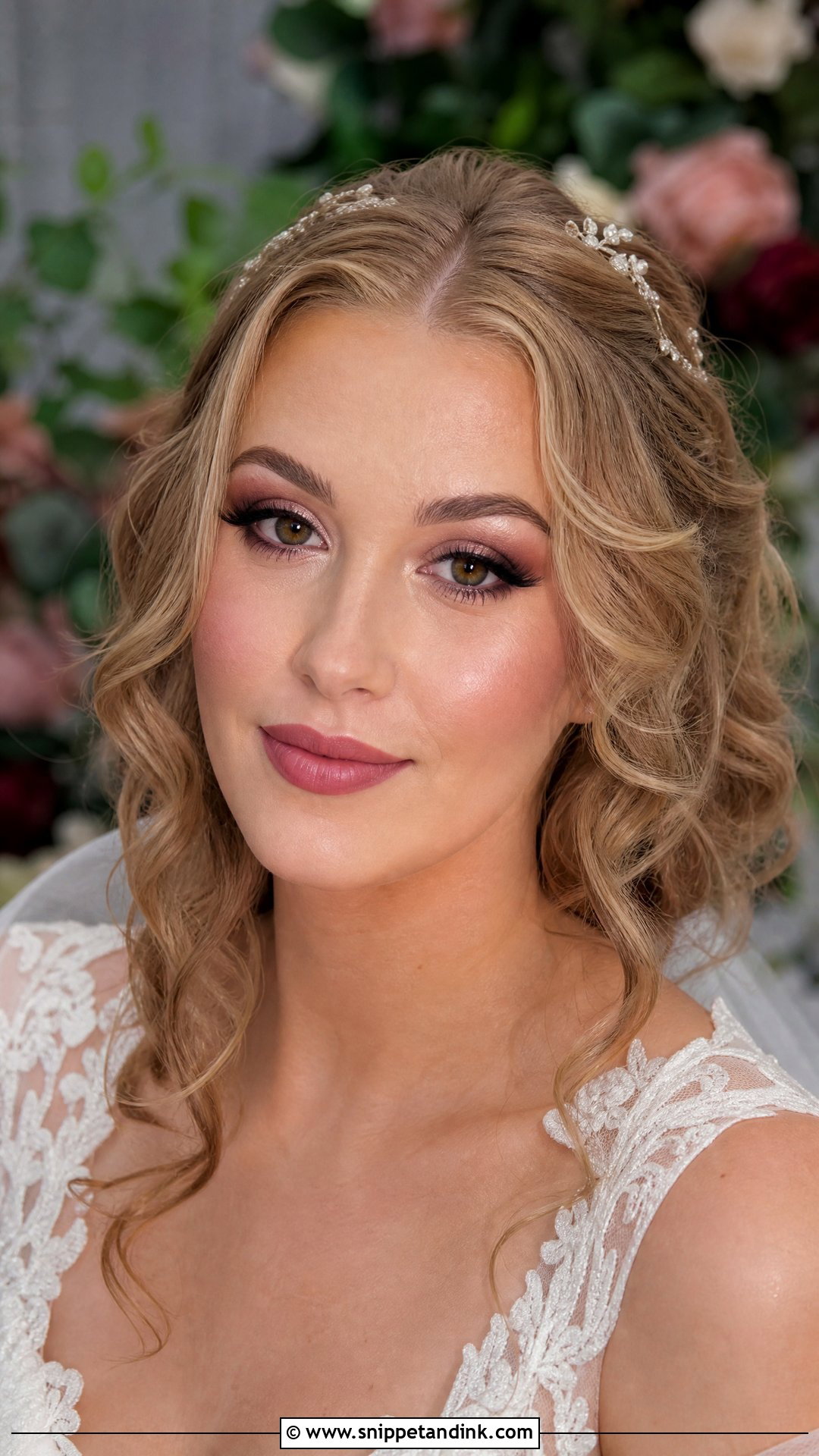 Mauve Fall Bridal Makeup - Snippet and Ink - 20 Fall Bridal Makeup Ideas