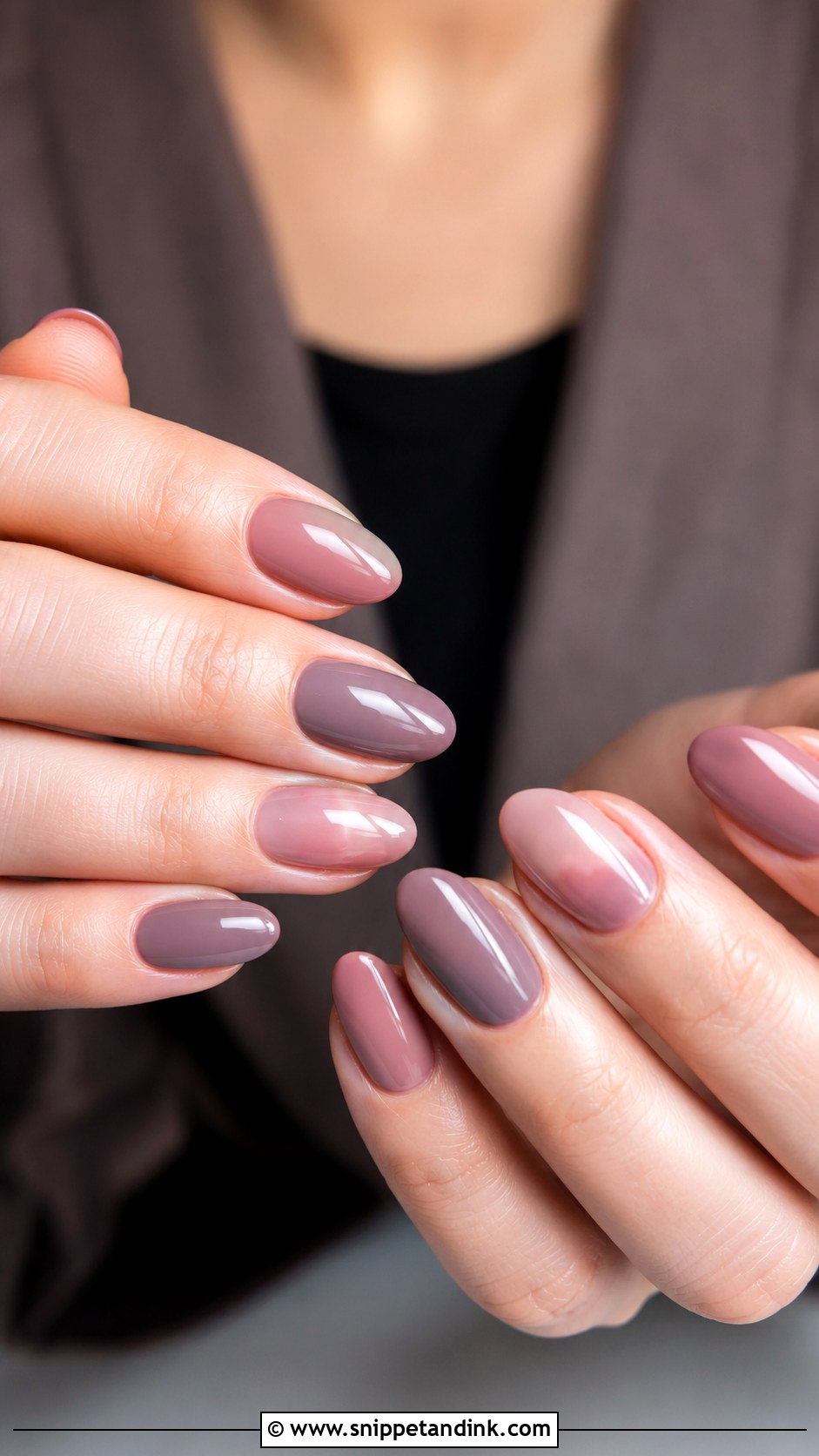 Mauve Fall Wedding Nails - Snippet and Ink - 20 Fall Nails for Wedding