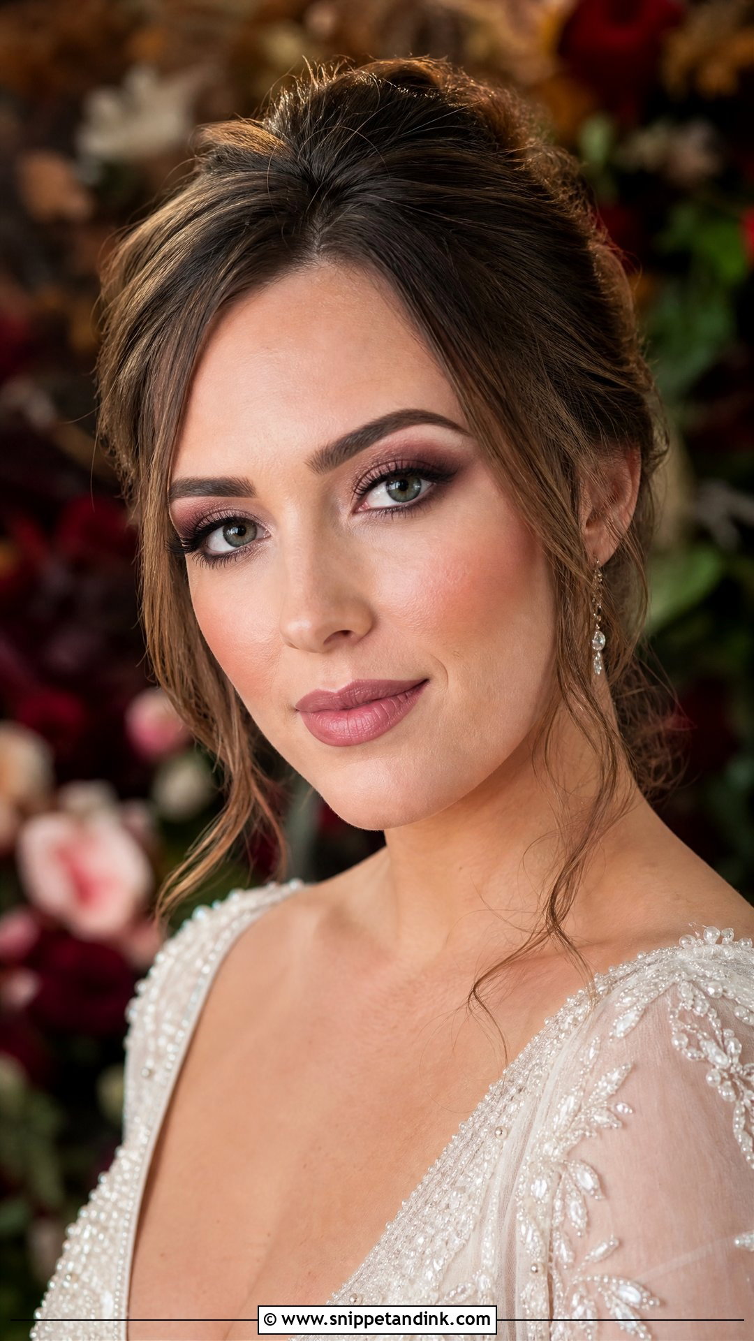 Mauve HD Bridal Makeup - Snippet and Ink - 20 Bridal HD Makeup Looks