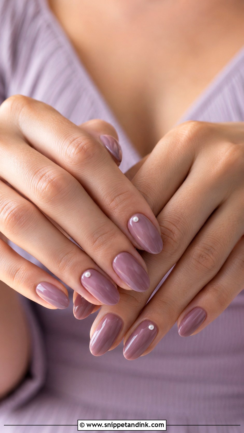 Mauve Maid Of Honor Nails - Snippet and Ink - 20 Maid of Honor Nails Ideas Wedding Day