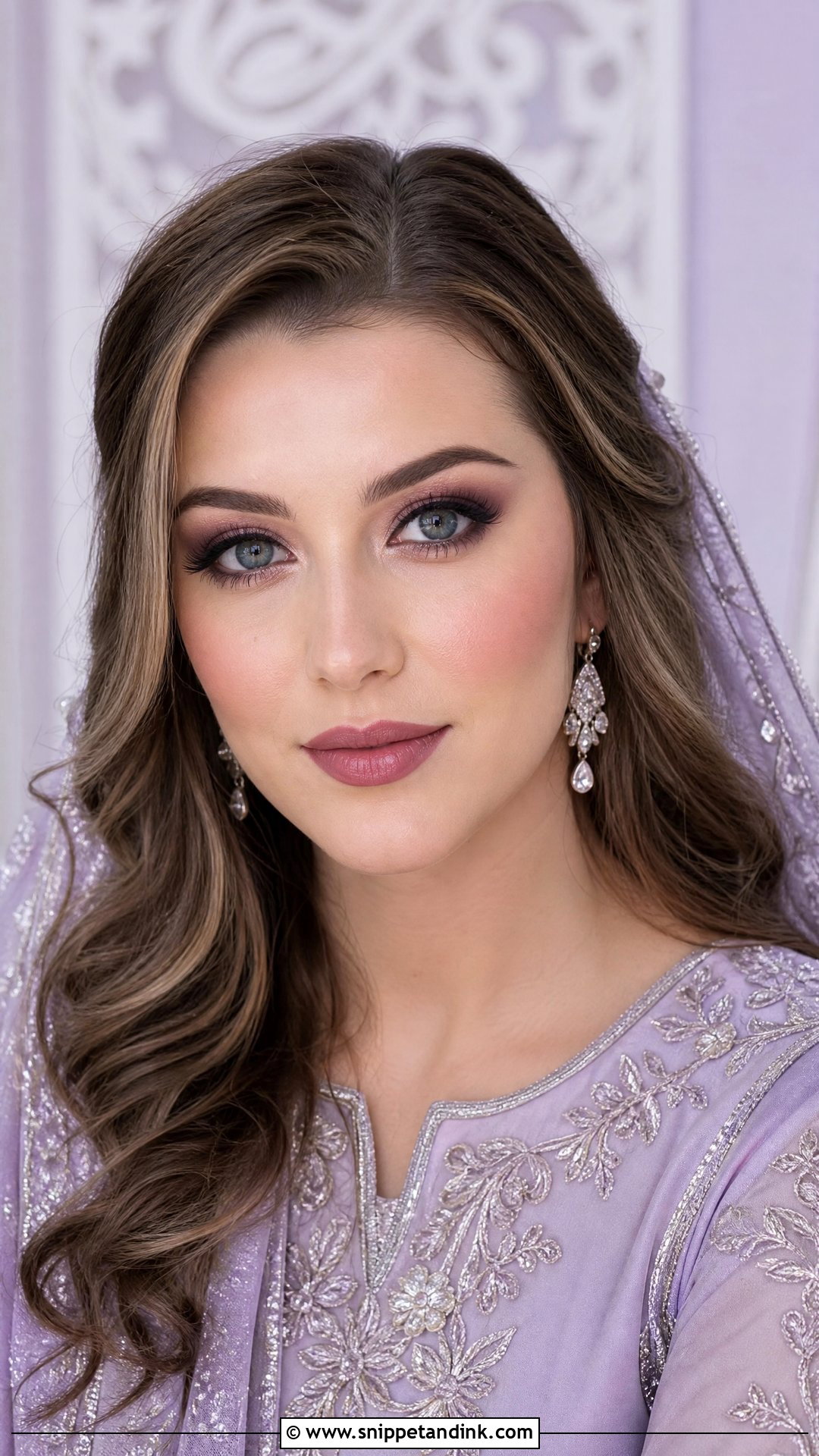 Mauve Nikkah Bridal Makeup - Snippet and Ink - 20 Nikkah Bridal Makeup Looks