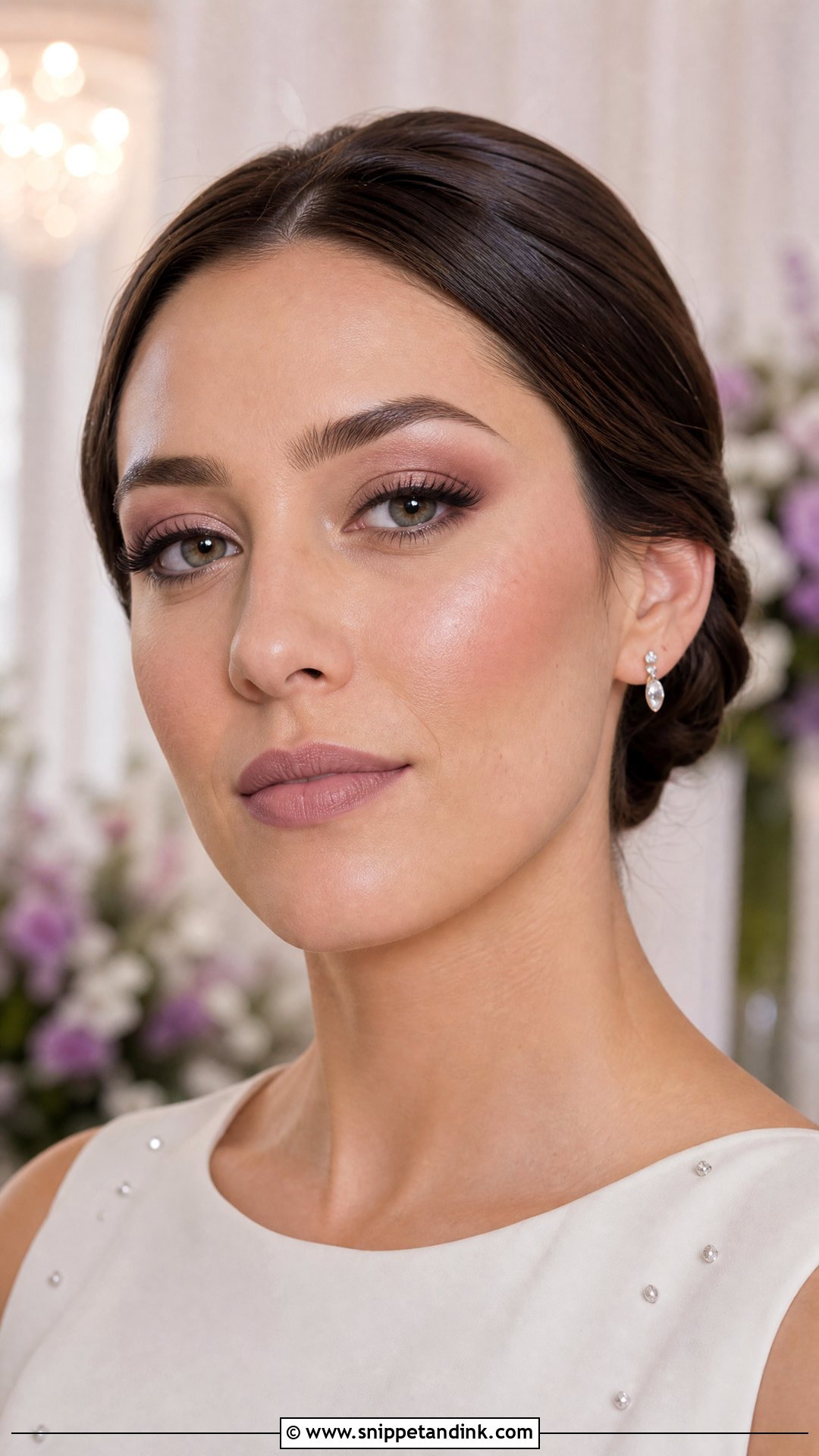 Mauve Nude Wedding Makeup - Snippet and Ink - 20 Nude Makeup for Wedding Ideas