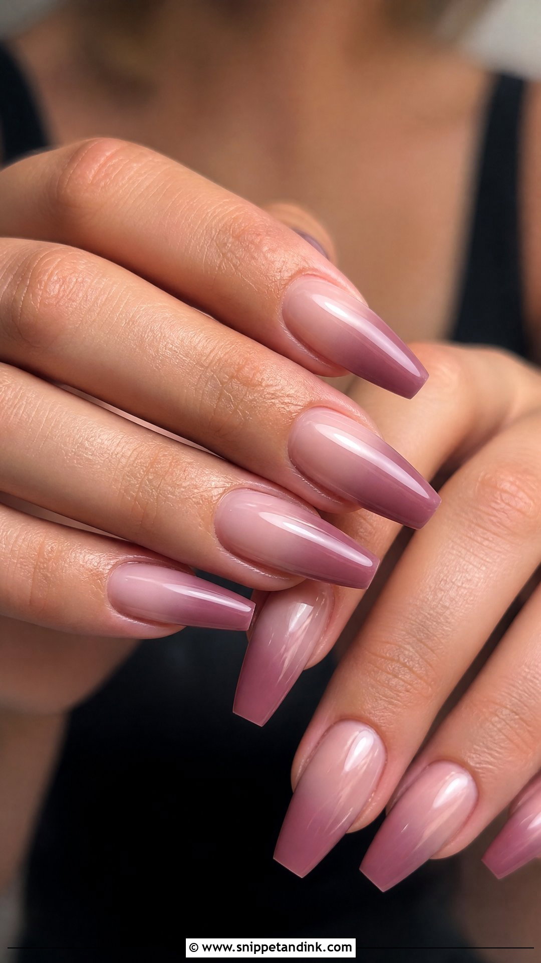 Mauve Ombre Fall Bridal Nails - Snippet and Ink - 25 Fall Bridal Nails