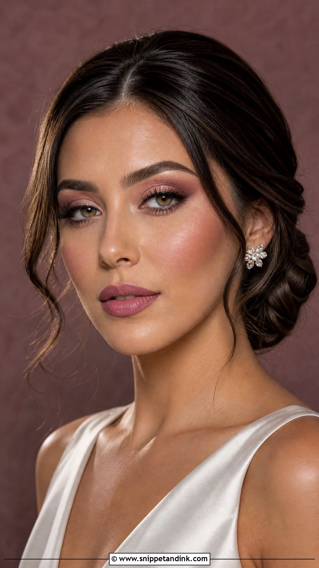 Mauve Pink Bridal Makeup - Snippet and Ink - 25 Pink Bridal Makeup Ideas