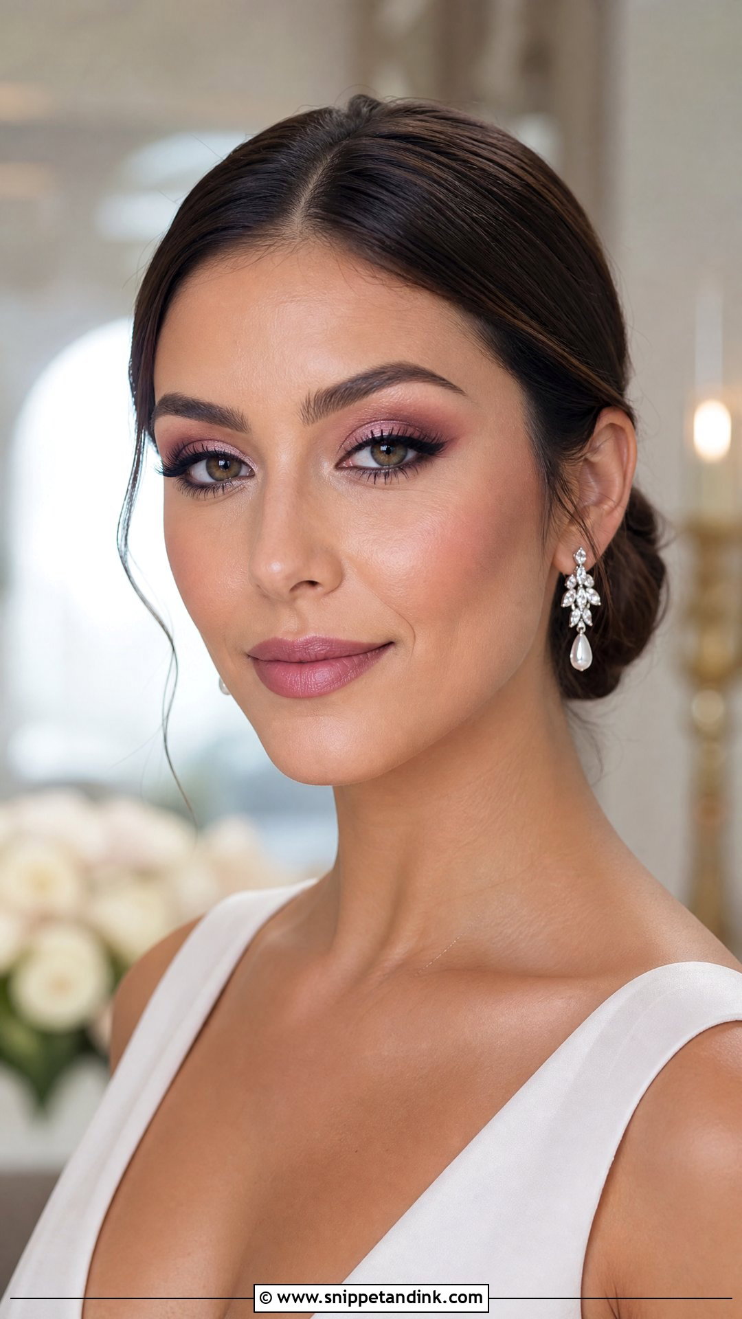 Mauve Pink Bridal Makeup - Snippet and Ink - 25 Pink Wedding Makeup Brides