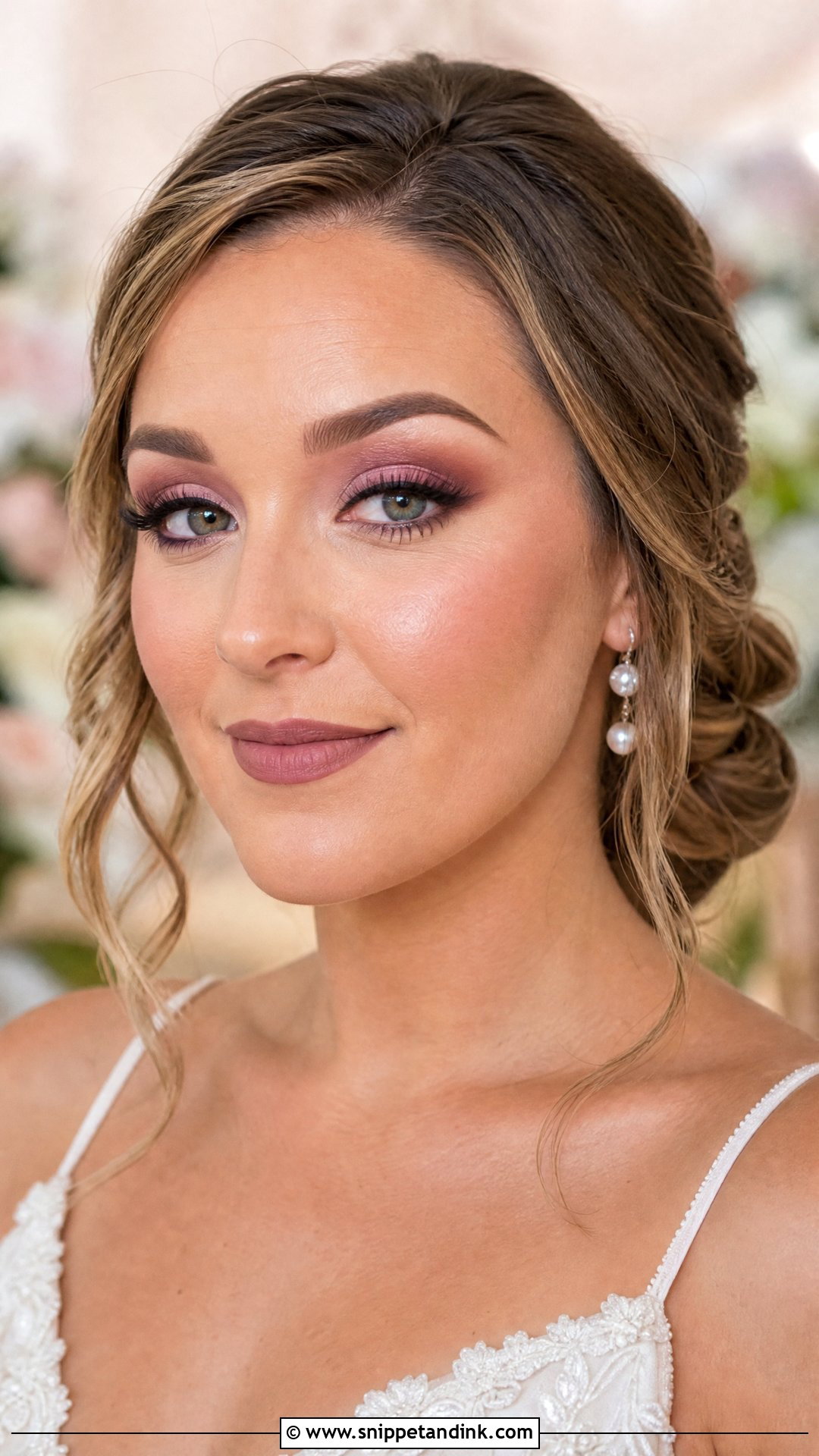 Mauve Purple Bridal Makeup - Snippet and Ink - 20 Purple Bridal Makeup Ideas