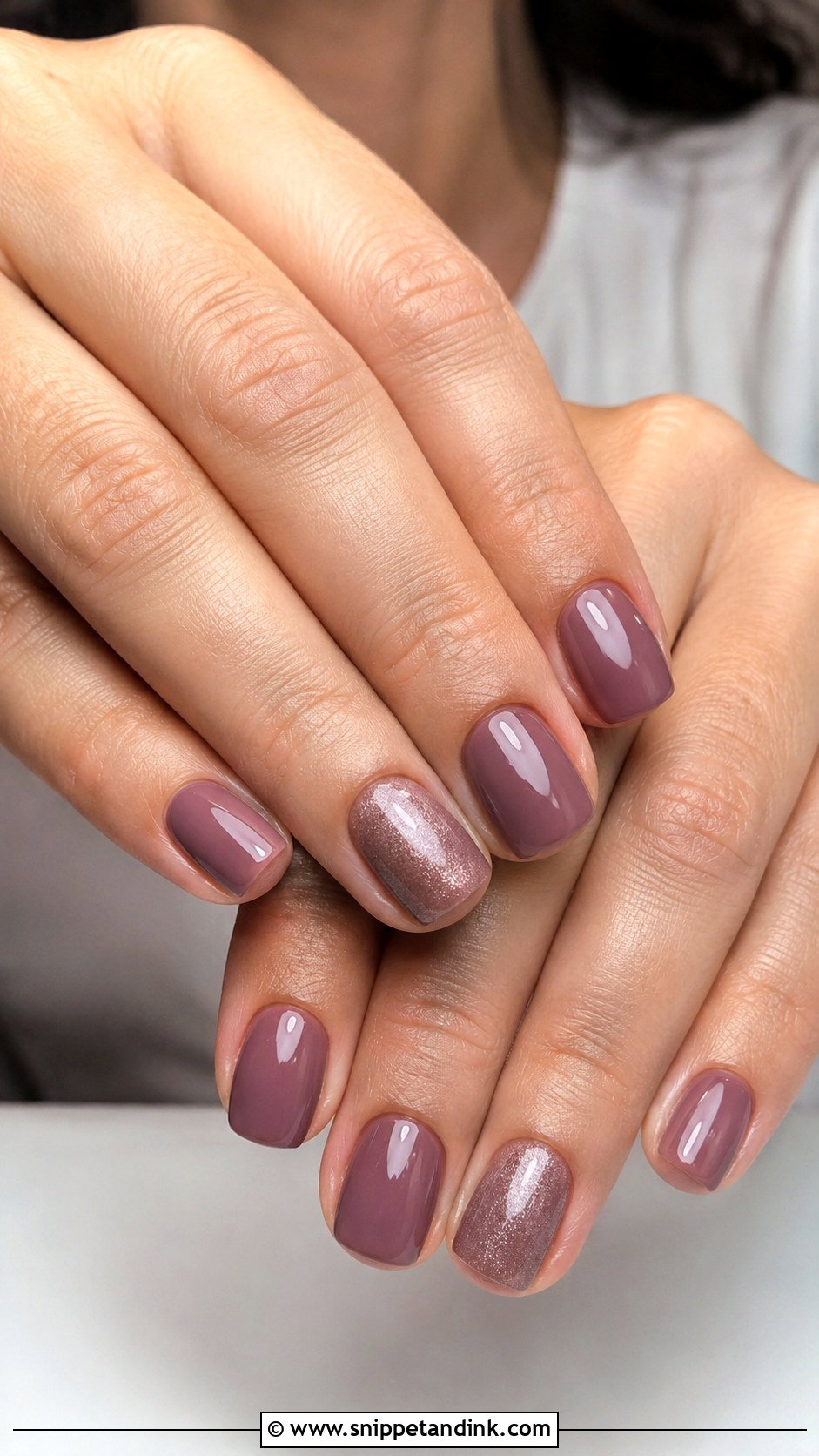 Mauve Purple Bridal Nails - Snippet and Ink - 20 Purple Bridal Nails