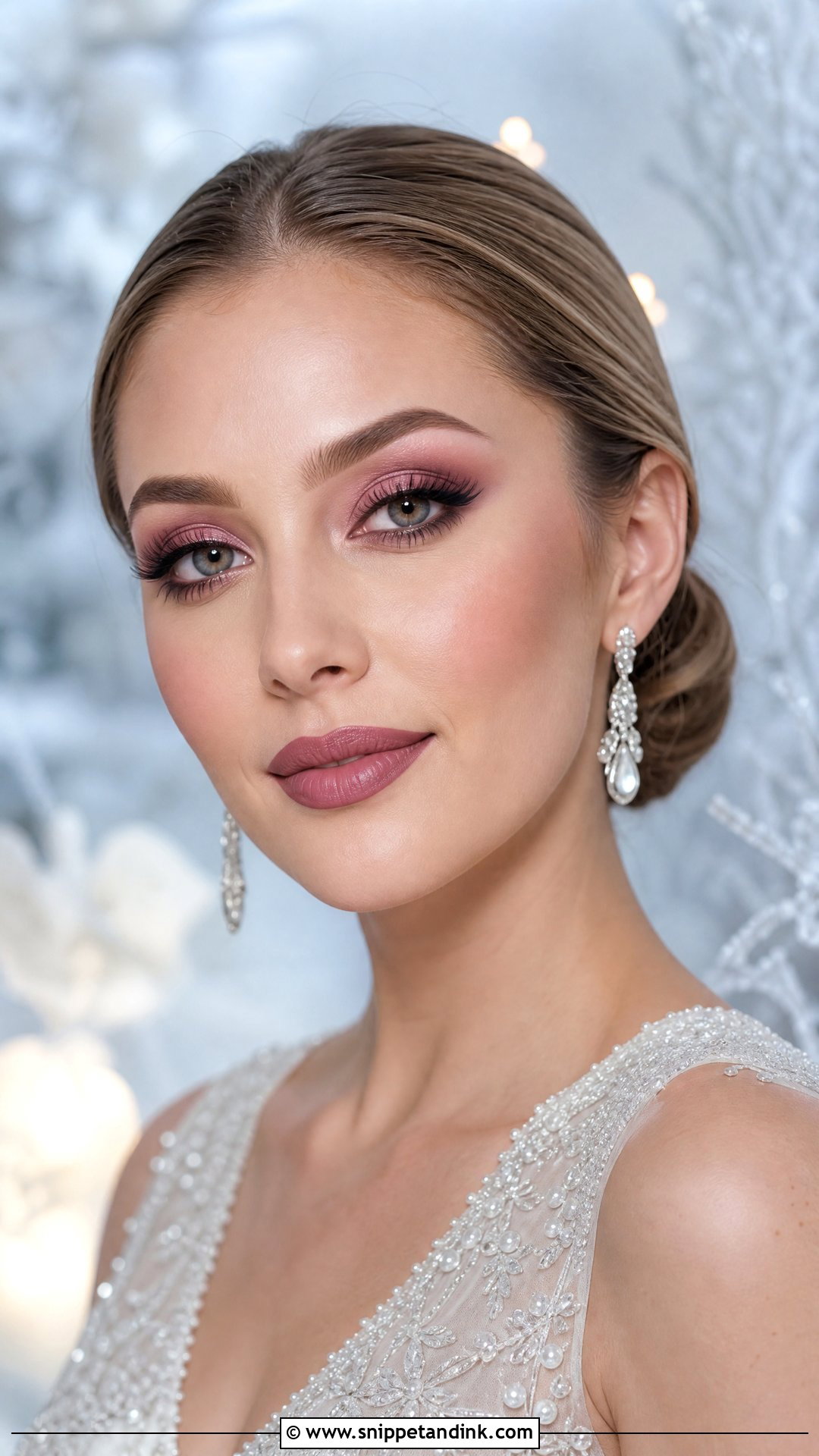 Mauve Rose Bridal Makeup - Snippet and Ink - 20 Rose Bridal Makeup Ideas