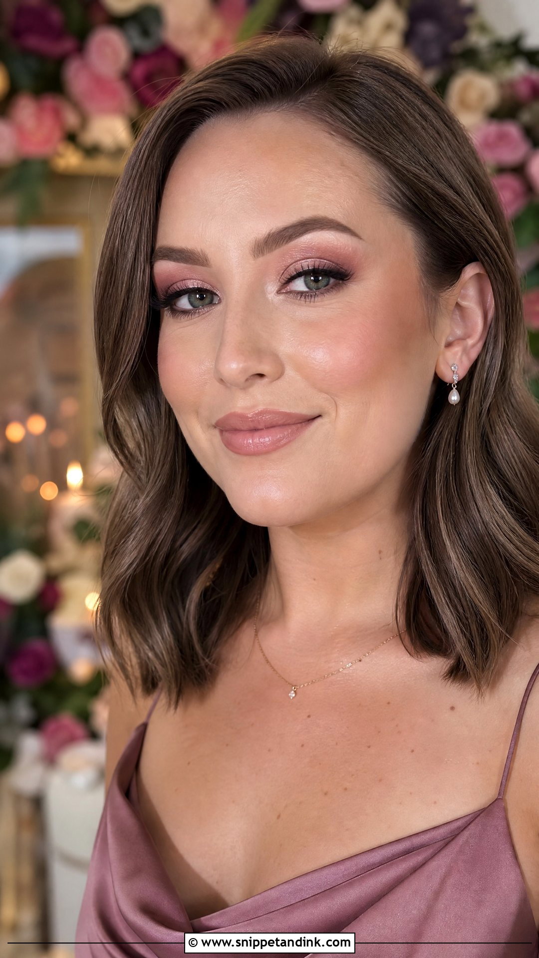Mauve Spring Wedding Makeup - Snippet and Ink - 25 Spring Wedding Makeup Ideas