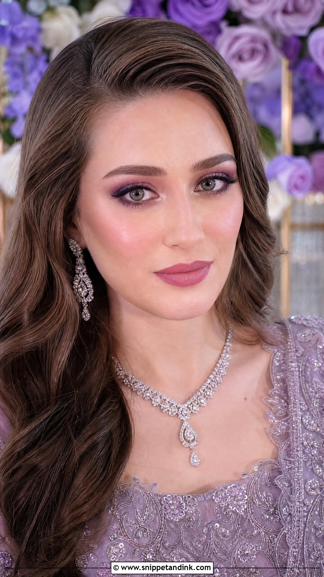 Mauve Walima Makeup - Snippet and Ink - 30 Walima Makeup Ideas