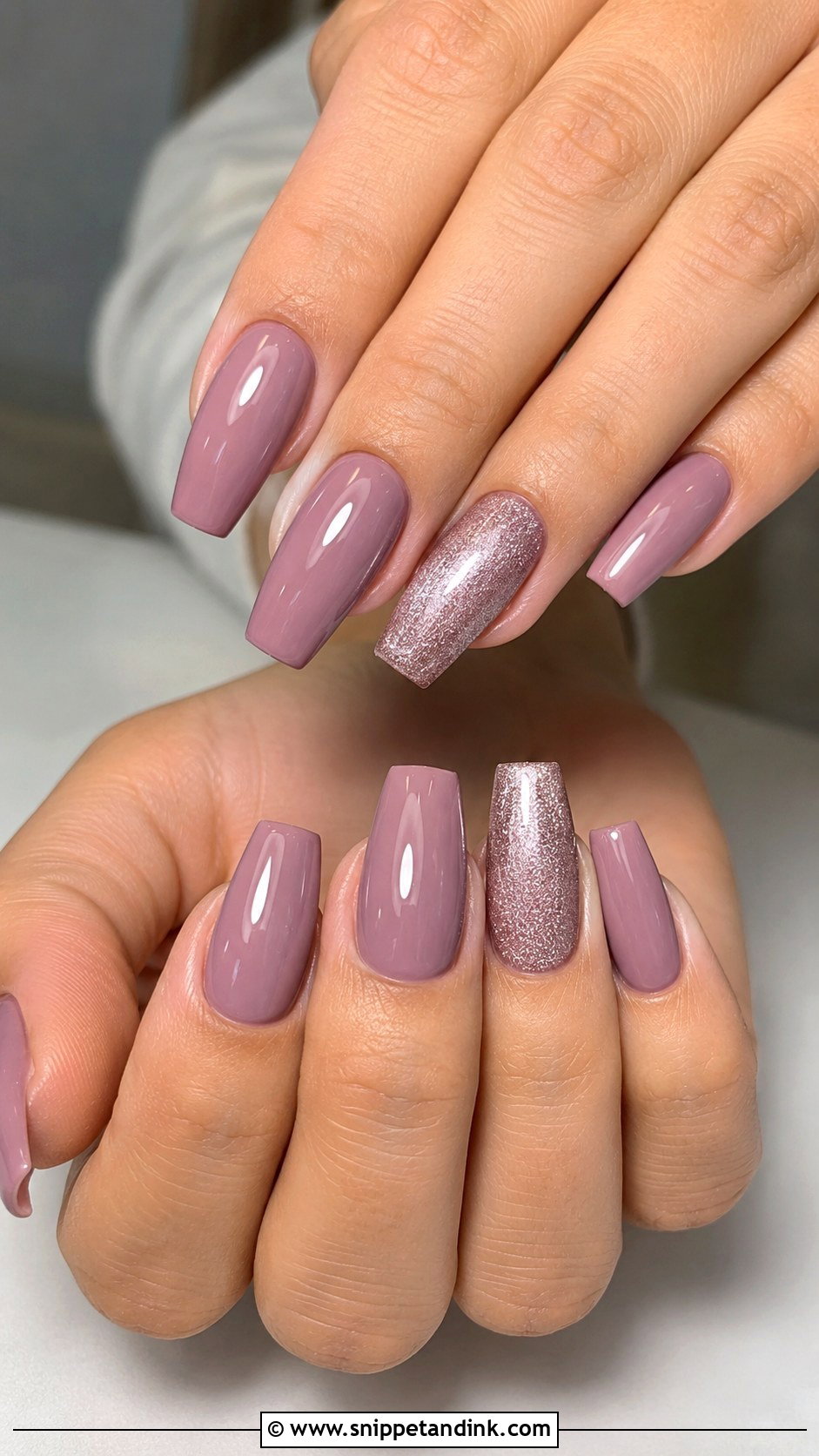 Mauve Wedding Anniversary Nails - Snippet and Ink - 20 Wedding Anniversary Nails