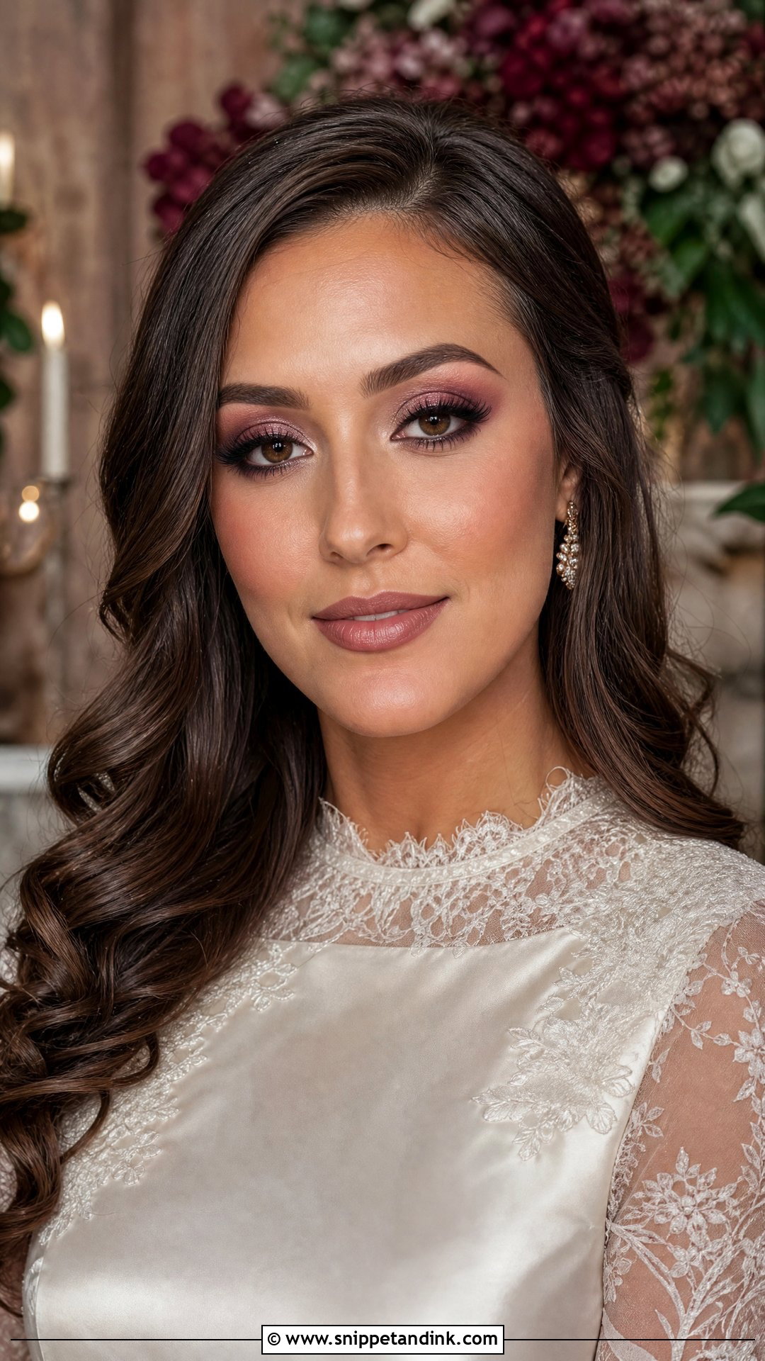 Mauve Wedding Eye Makeup - Snippet and Ink - 20 Wedding Eye Makeup Ideas