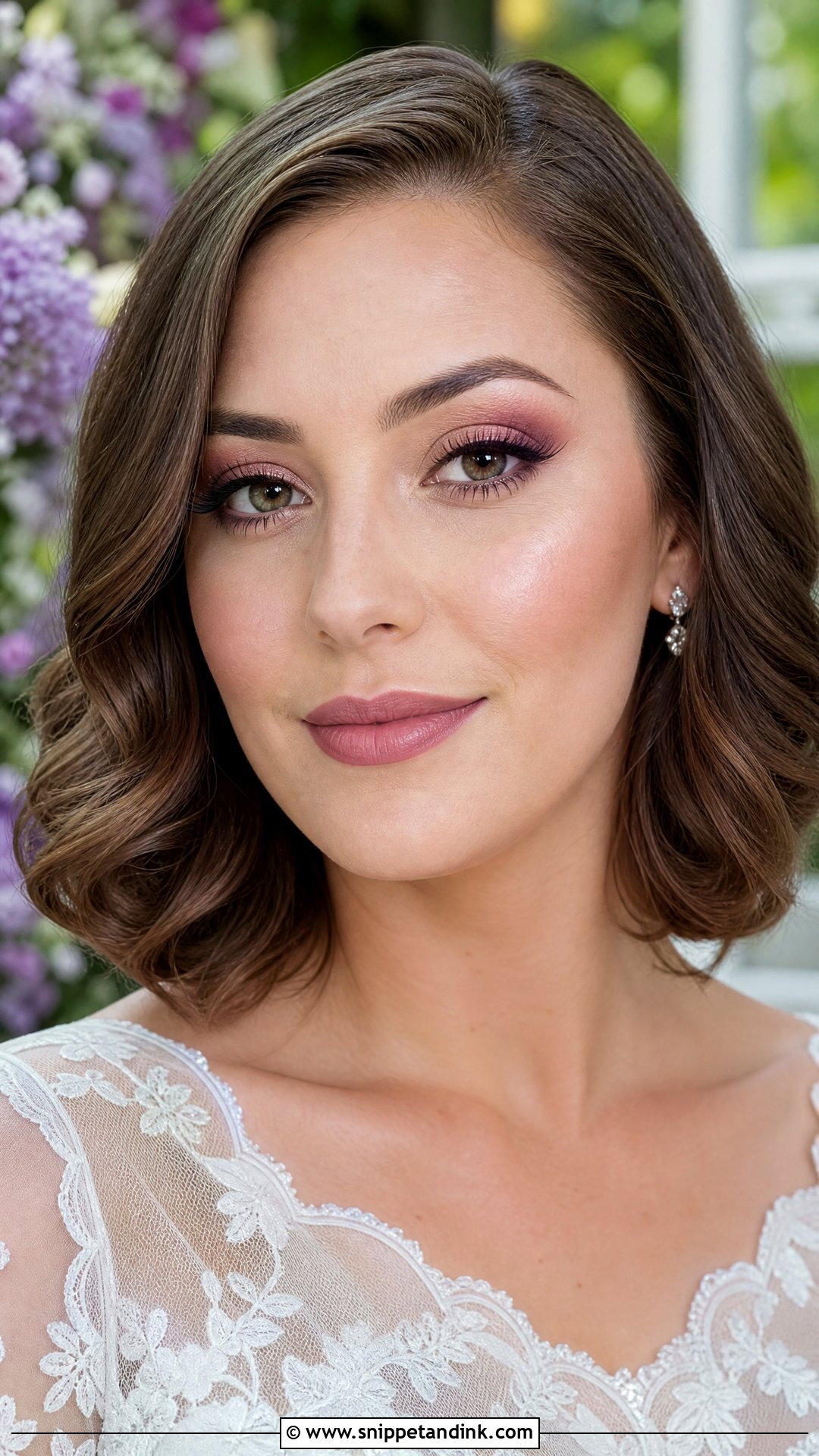 Mauve Wedding Eye Makeup - Snippet and Ink - 20 Eye Makeup for Wedding Ideas